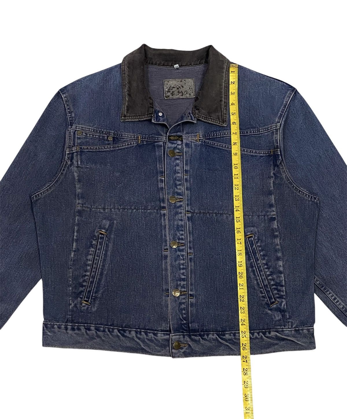 Marithe + Francois Girbaud 90s Marithe Francois Girbaud Corduroy Switching Denim Jacket Size US L / EU 52-54 / 3 - 18 Thumbnail