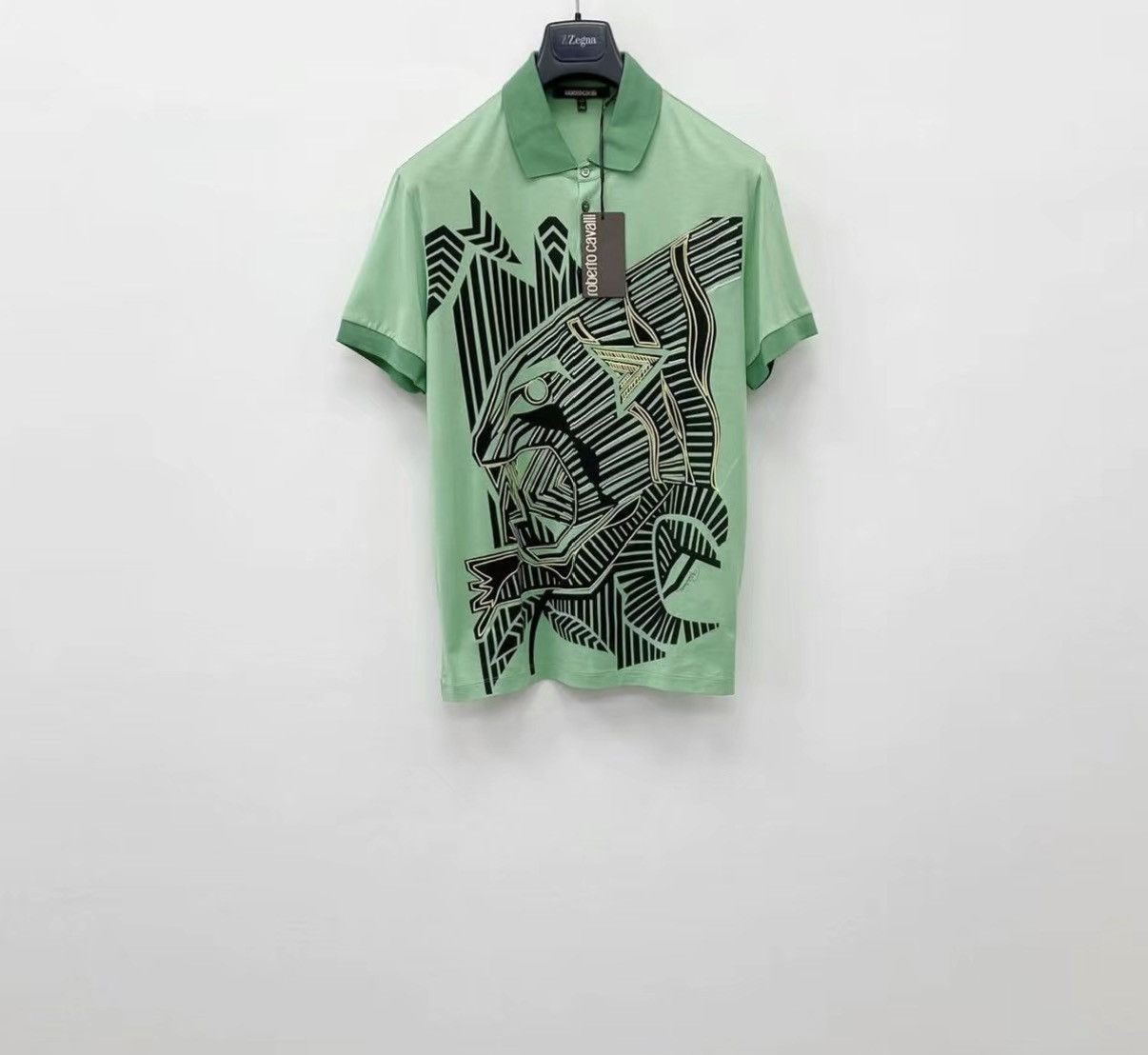 Roberto Cavalli Roberto Cavalli 100% Cotton Short Sleeve Polo Shirt J30 Size US L / EU 52-54 / 3 - 1 Thumbnail