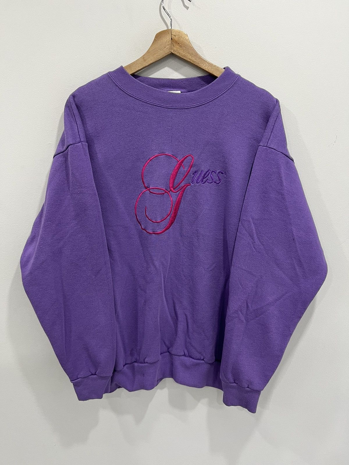 Guess Vintage Guess Sweater Sweatshirt spellout Size US XL / EU 56 / 4 - 1 Thumbnail
