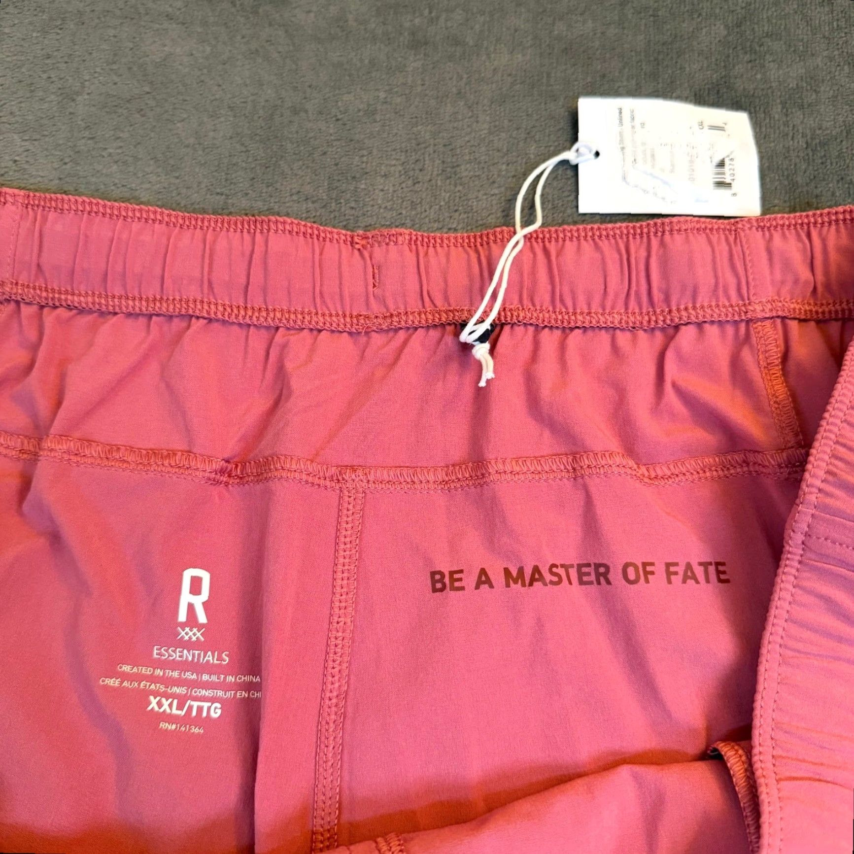 Rhone Rhone Essentials Athletic Shorts Mens XXL Pink Lightweight Drawstring NWT Size US 39 - 2 Thumbnail