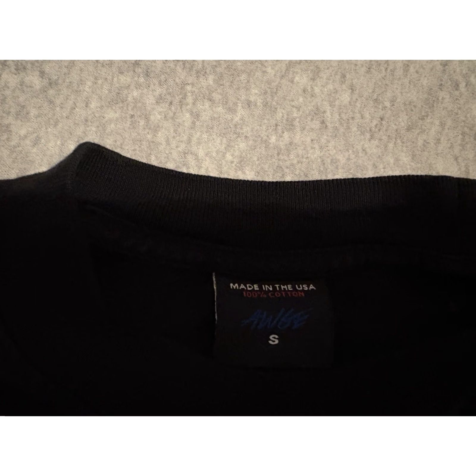 AWGE AWGE Mercedes Benz ASAP Rocky Long Sleeve Crew Neck Tee Shirt Mens Small Black Cotton United States Made in USA Size US S / EU 44-46 / 1 - 6 Thumbnail
