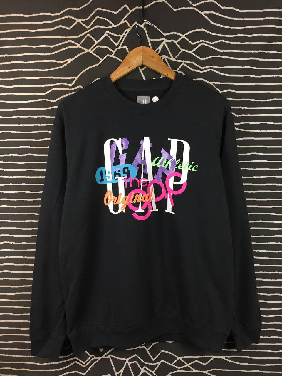 Gap GAP 1969 Athletic Original Logo Pullover Sweatshirt Size US M / EU 48-50 / 2 - 1 Thumbnail