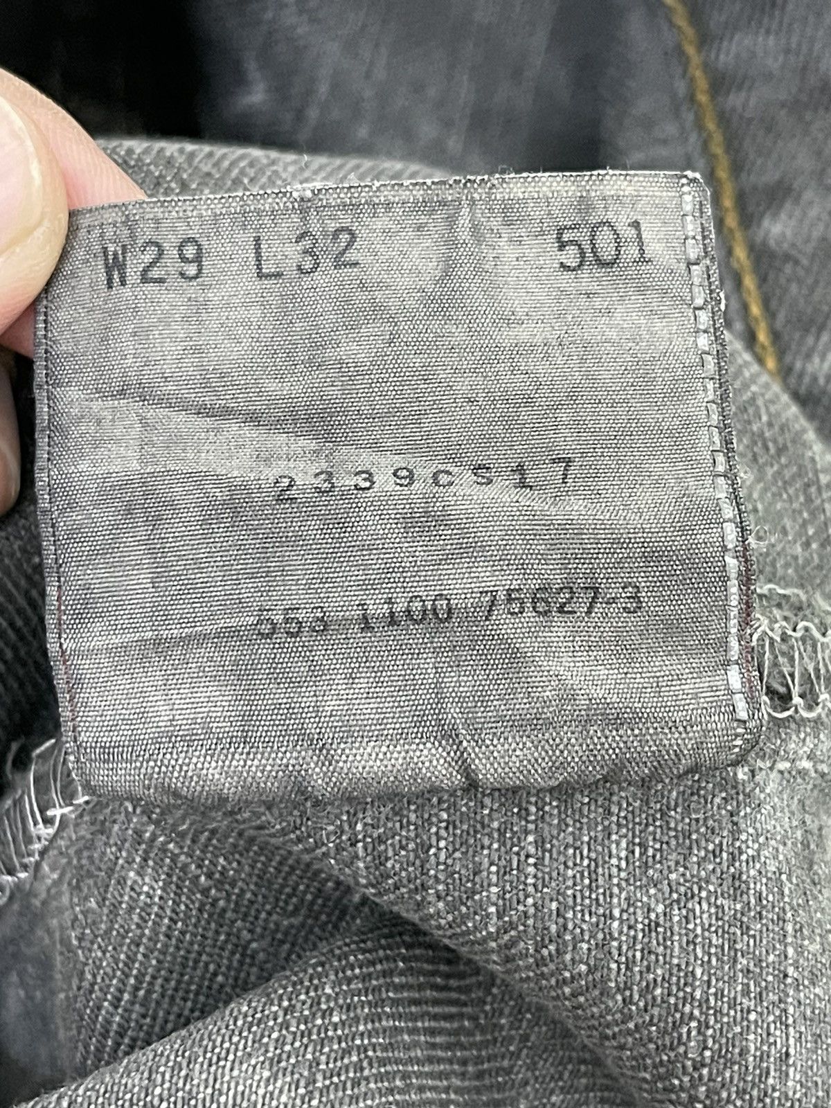 Levi's Vintage Clothing 2000 Levi’s 501 Made in USA Distress Straight 6🟦5 Size US 29 - 20 Thumbnail