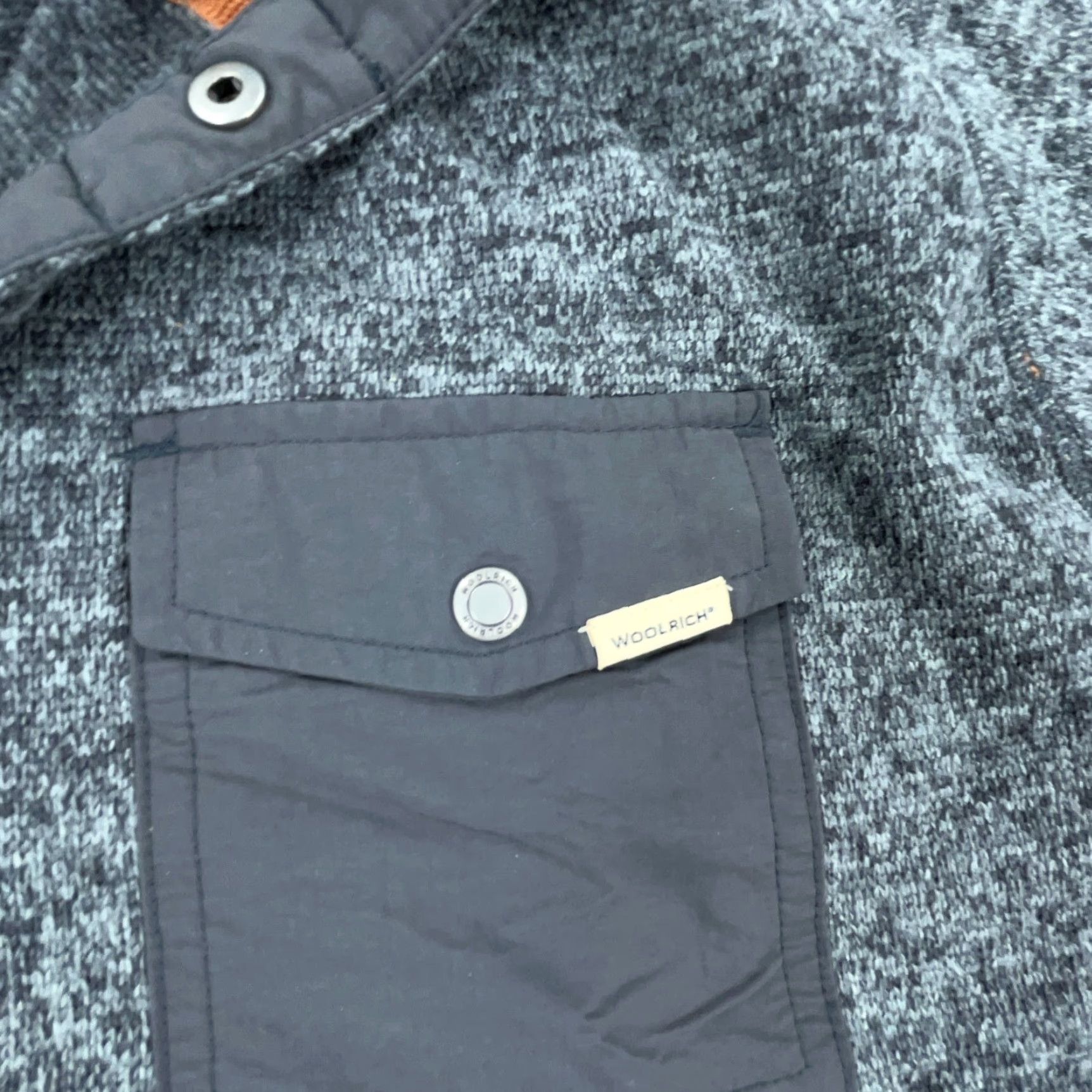 Vintage Woolrich Sweater Men 2XL Gray Pullover Knit Fleece Long Sleeve Mock Neck Casual Outdoor Golf Modern Classic American Woolrich Sweatshirt Size US XXL / EU 58 / 5 - 4 Thumbnail