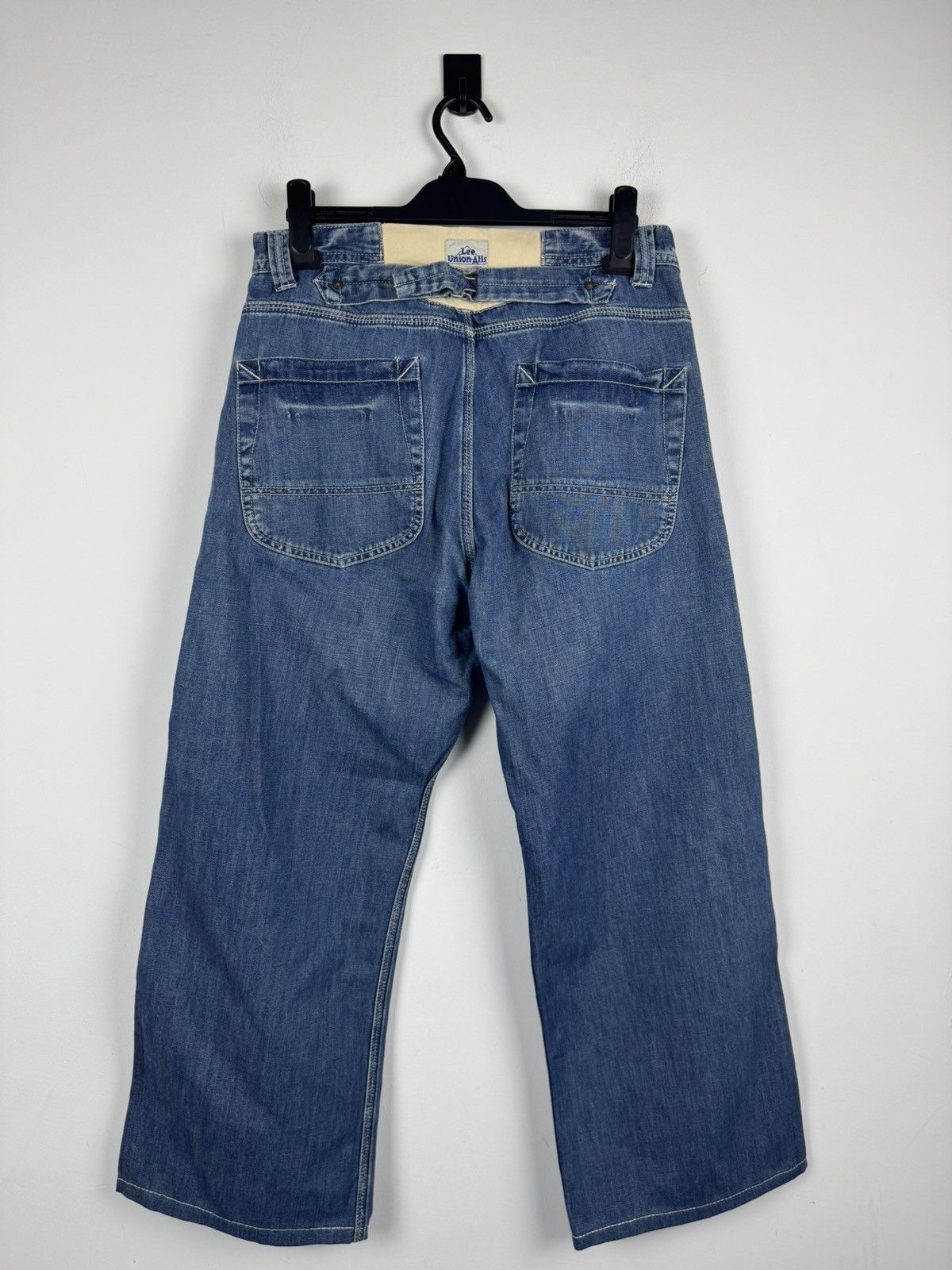 Lee Vintage Lee Union Alls Brick Buckle Denim Jeans Size US 32 / EU 48 - 1 Thumbnail