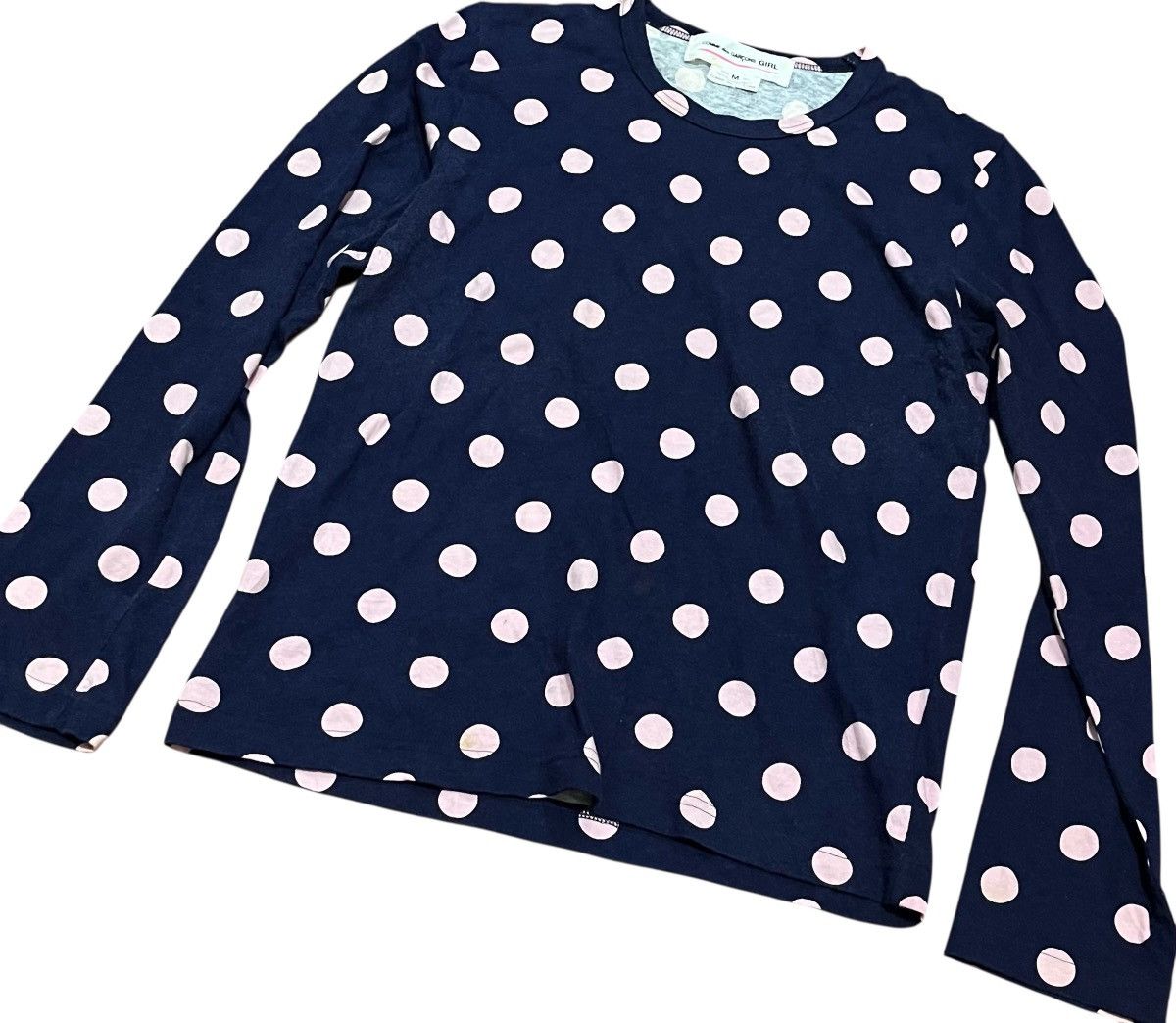 Comme des Garcons TAX FREE 🇺🇸 Comme des garcons girl pink polkadot longsleeve Size US M / EU 48-50 / 2 - 3 Thumbnail