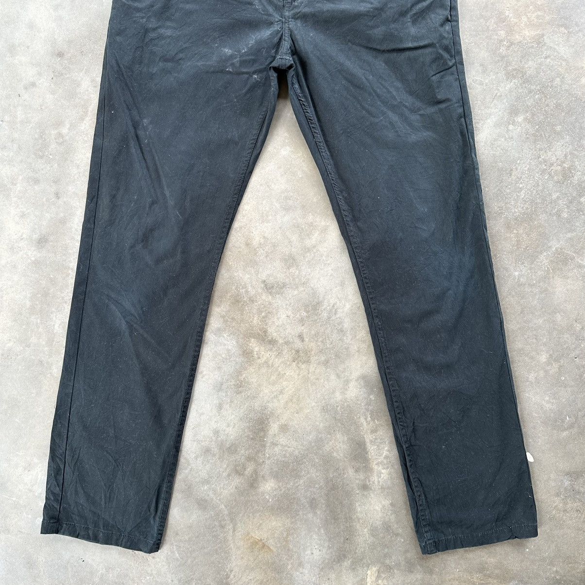 Japanese Brand × Vintage Vintage Matchstick Argus Black Casual Trousers Pants Size US 34 / EU 50 - 6 Thumbnail