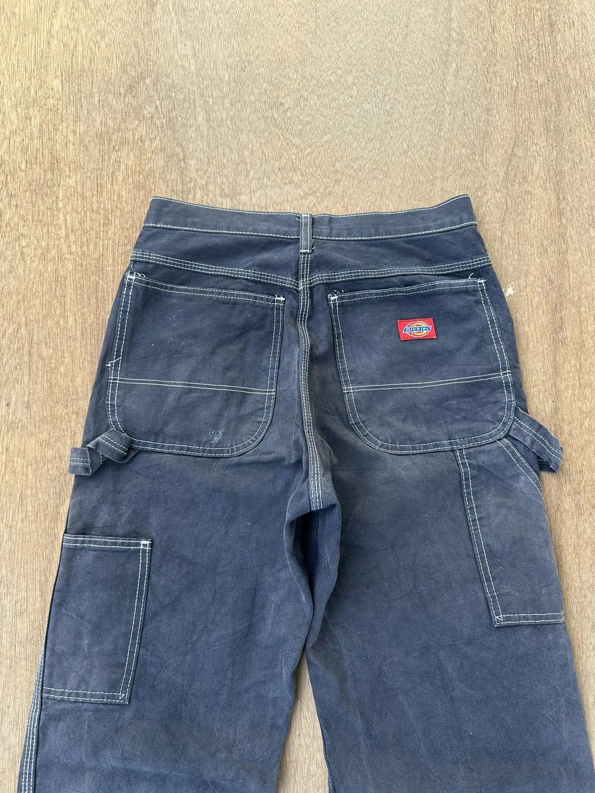Dickies STEALS🔥VINTAGE DICKIES WORKWEAR FADED BAGGY CARPENTER PANTS Size US 27 - 11 Thumbnail