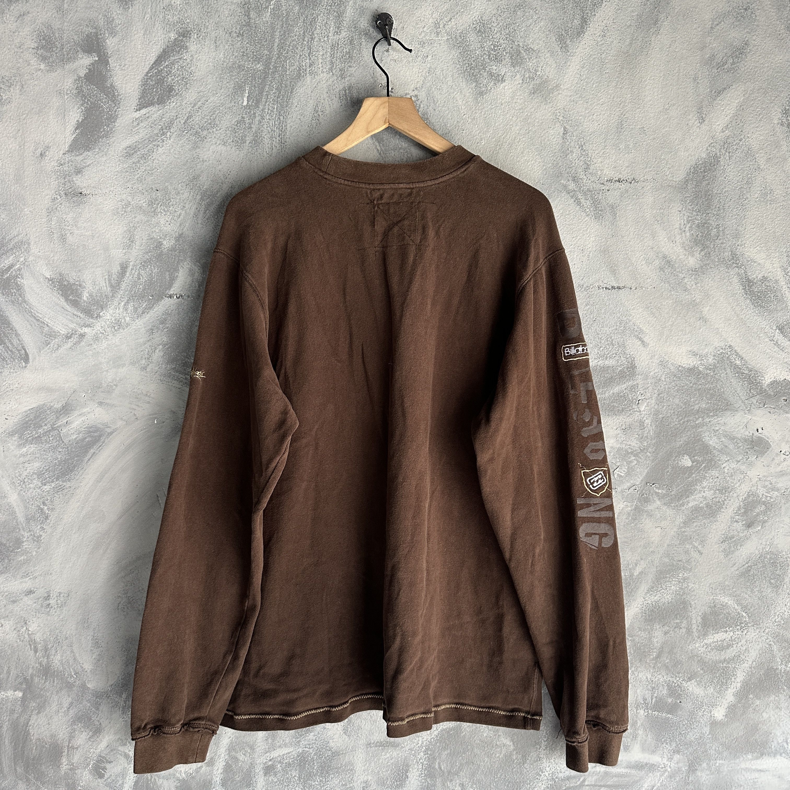 Billabong Vintage Billabong Sweater Mens Sleeve Hits Y2K Graphic Surf Size US XL / EU 56 / 4 - 6 Thumbnail