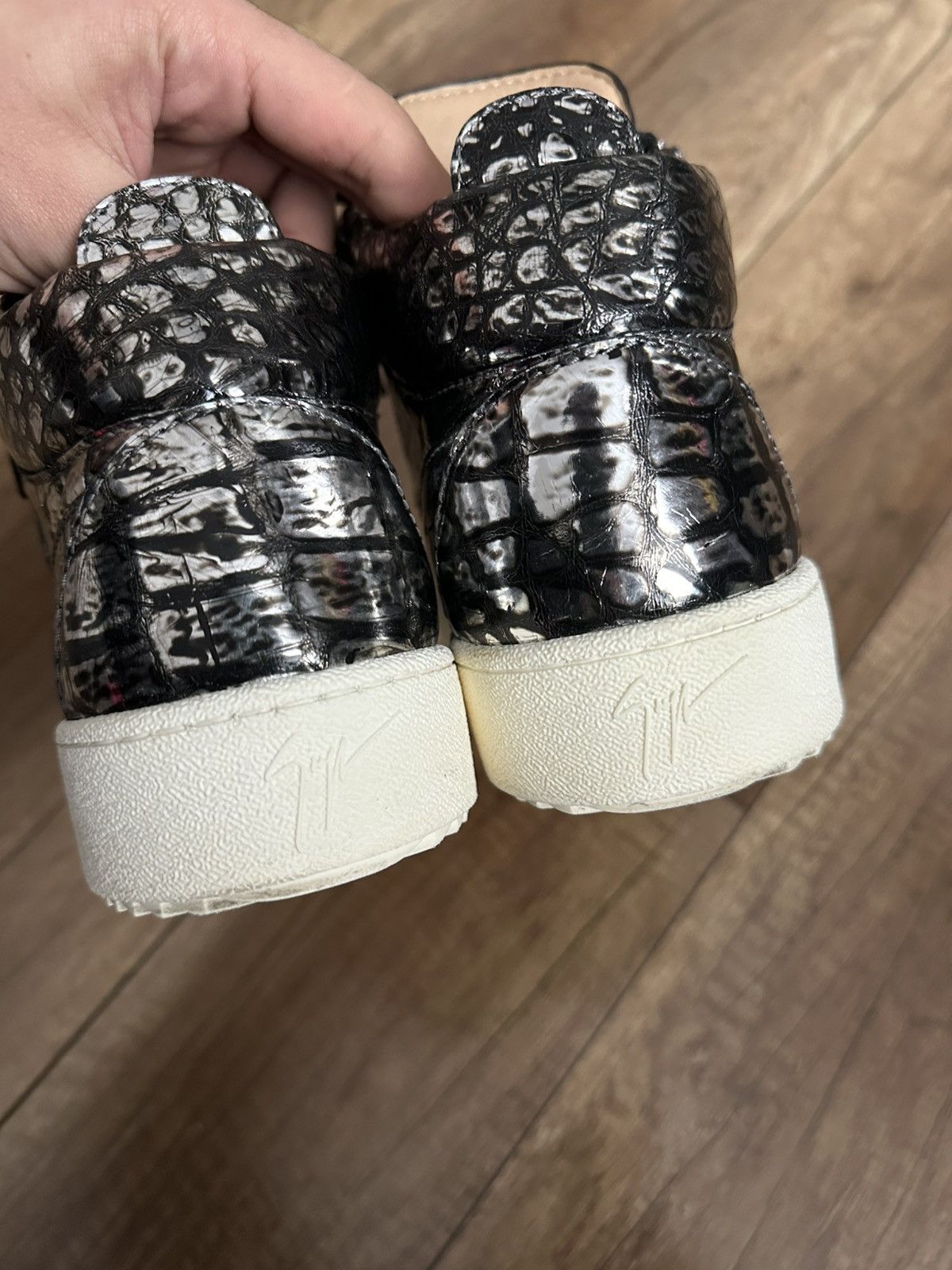 Giuseppe Zanotti Giuseppe Zanotti Kriss High Top Sneakers Shoes Size US 9 / EU 42 - 13 Thumbnail