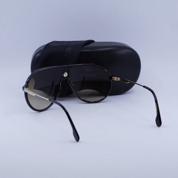Carrera CARRERA 1034/S 0807 HA Sunglasses Black Aviator Frame Size ONE SIZE - 11 Thumbnail