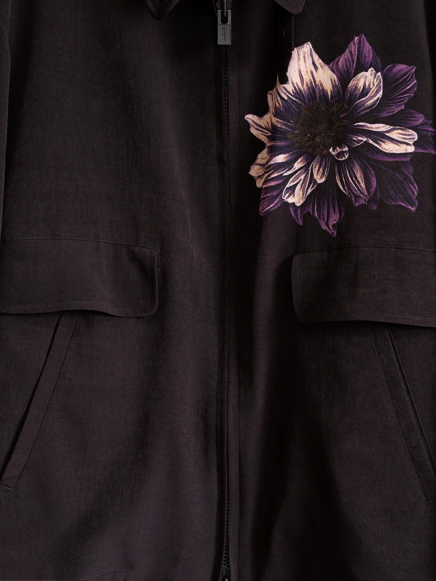 Yohji Yamamoto Yohji Yamamoto 25SS Dahlia Triacetate Zip Jacket Size US L / EU 52-54 / 3 - 4 Thumbnail