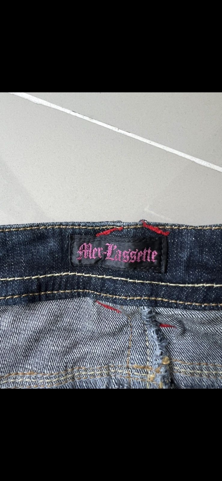 Japanese Brand Mer-Lassette Japanese Y2K Denim Jeans Size US 34 / EU 50 - 12 Thumbnail