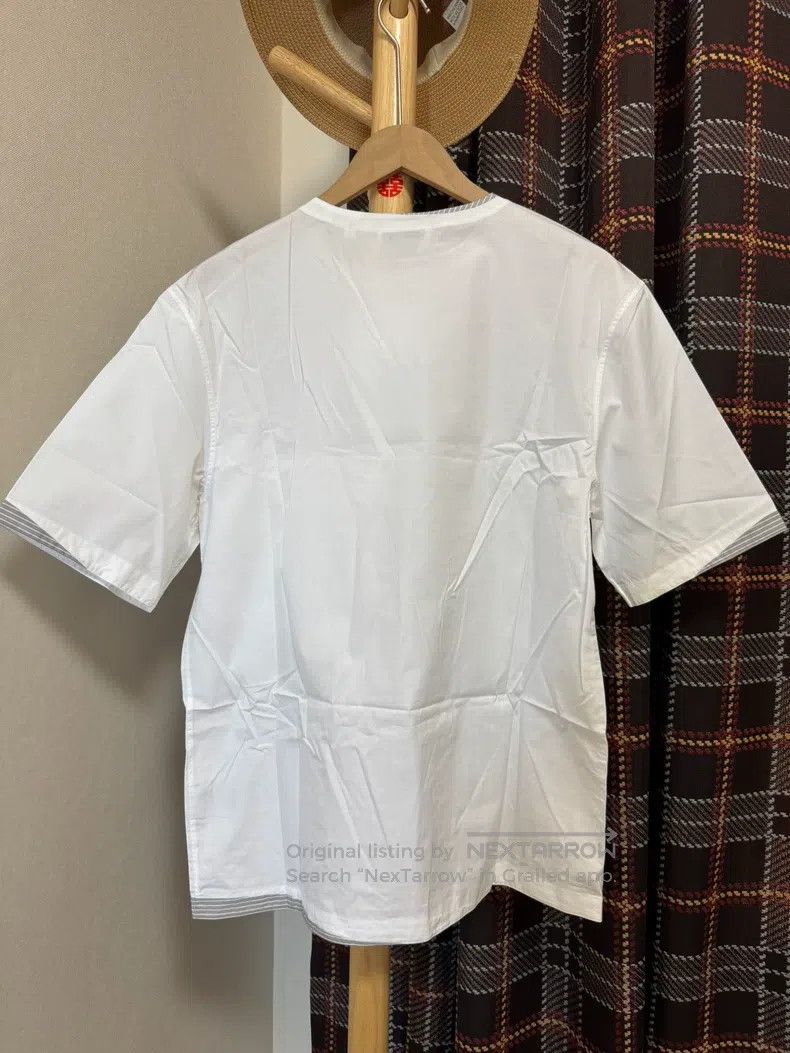 Hermes Hermes size 39 Jacket shirt with patchwork design Size US M / EU 48-50 / 2 - 2 Thumbnail