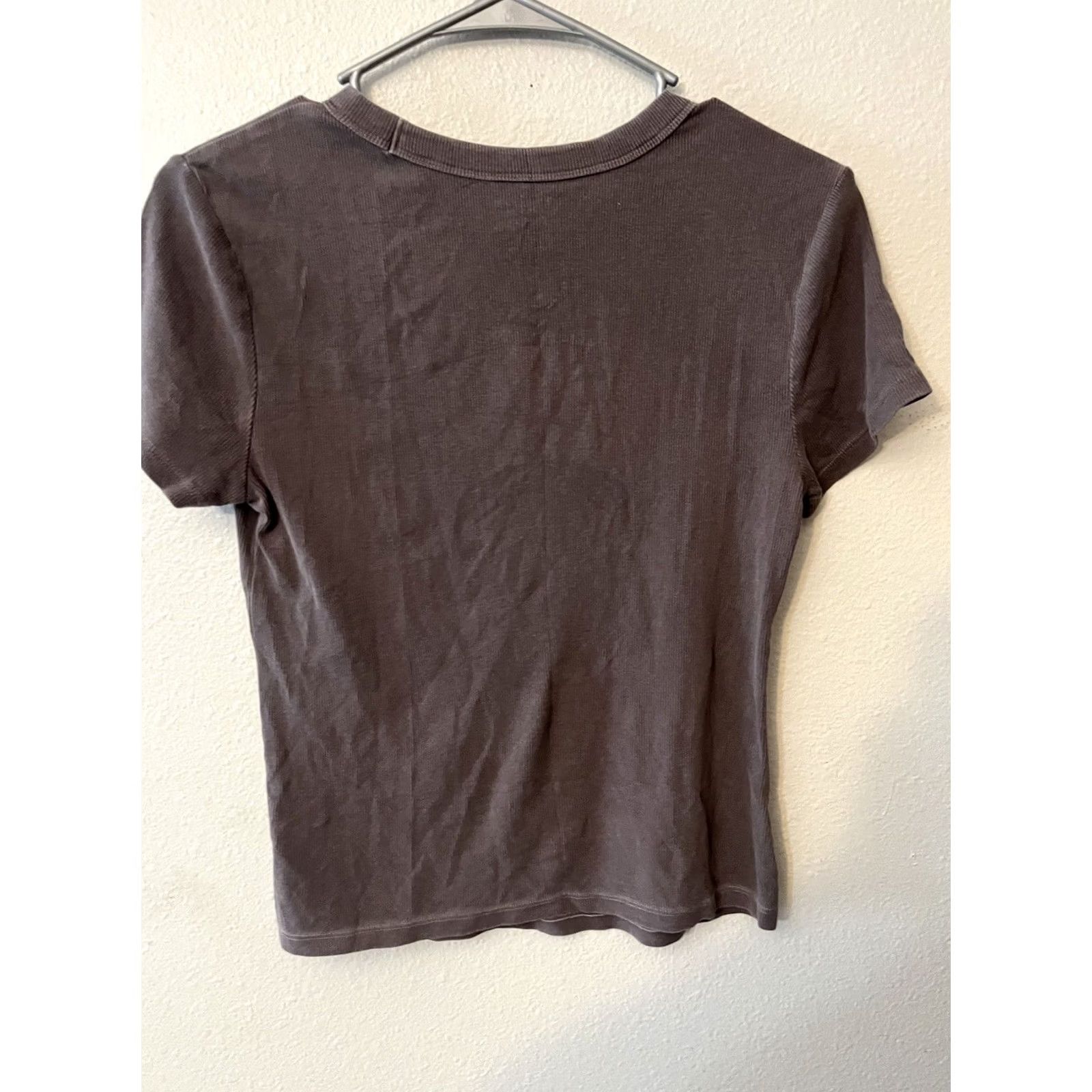 Old Navy Old Navy Tee T-Shirt Women's M Maroon Short Sleeve Crew Neck Basic Casual Tee Size M / US 6-8 / IT 42-44 - 2 Thumbnail