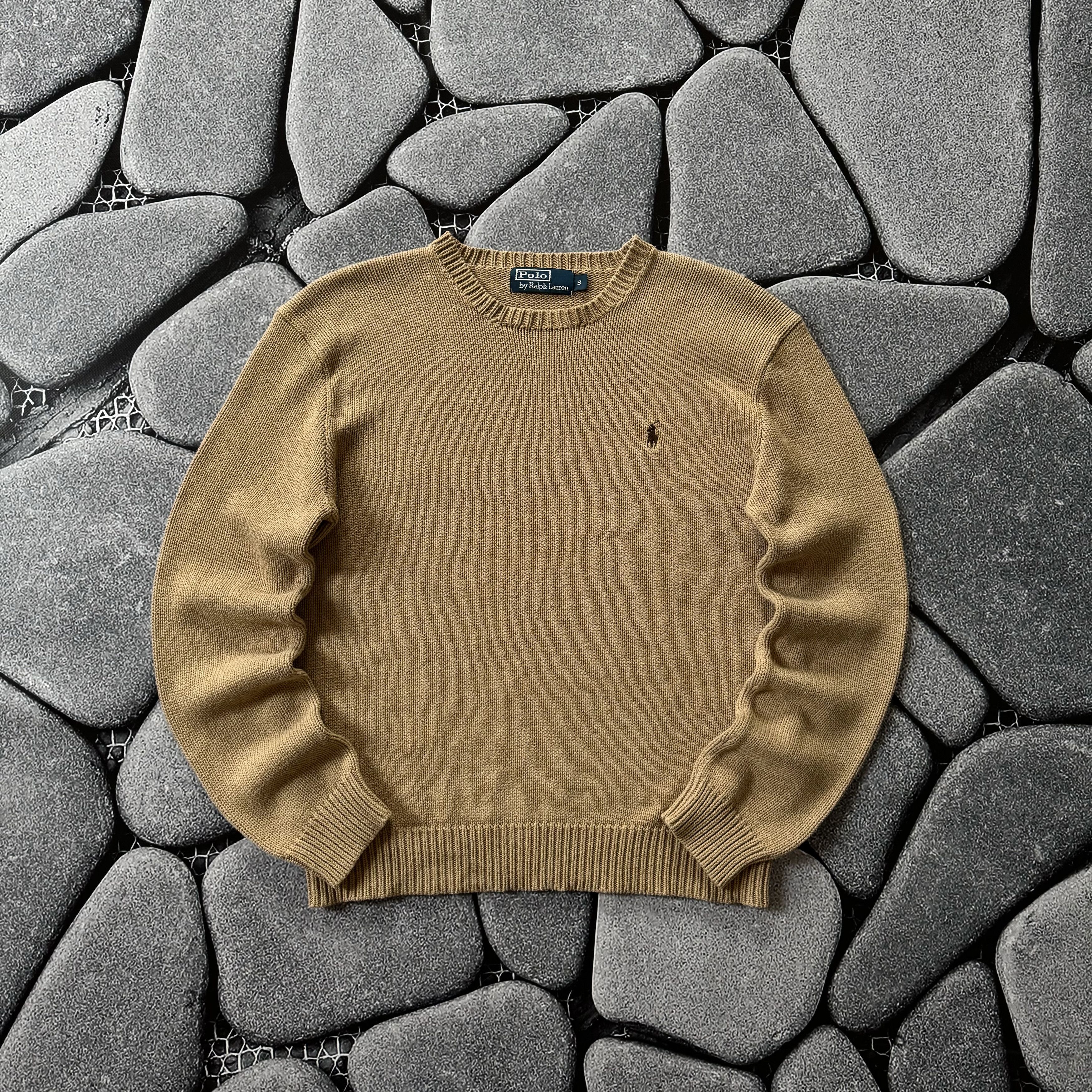 Ralph Lauren POLO RALPH LAUREN BROWN KNIT SWEATER VINTAGE Size US S / EU 44-46 / 1 - 1 Thumbnail