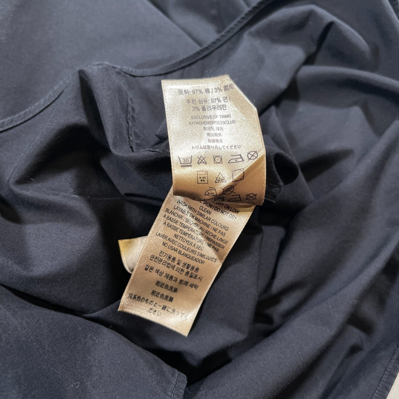 Burberry Burberry London Black Button Up Long Sleeve Shirt Top XL Size US XL / EU 56 / 4 - 6 Thumbnail