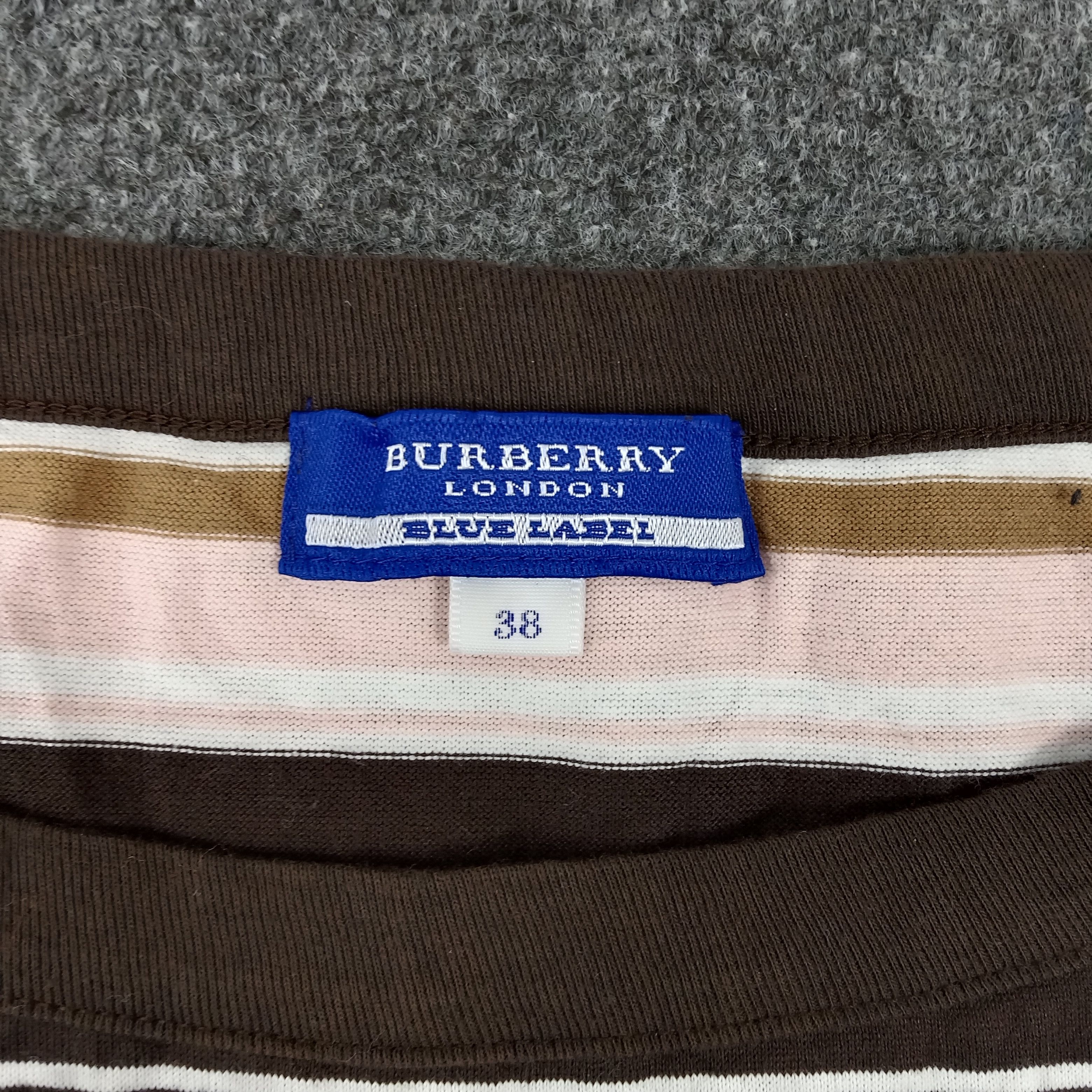 Burberry Burberry London Blue Label Stripes Tshirt Size XS / US 0-2 / IT 36-38 - 3 Thumbnail