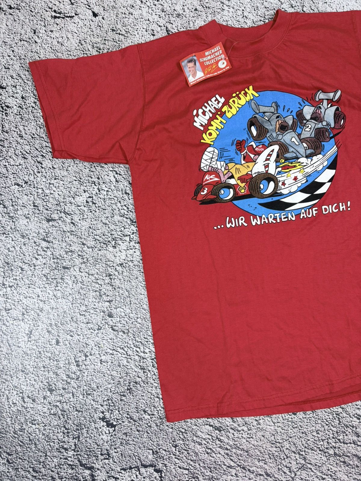 Formula 1 VINTAGE Michael Schumacher F1 T-Shirt NWT Formula 1 Red M Size US M / EU 48-50 / 2 - 2 Thumbnail