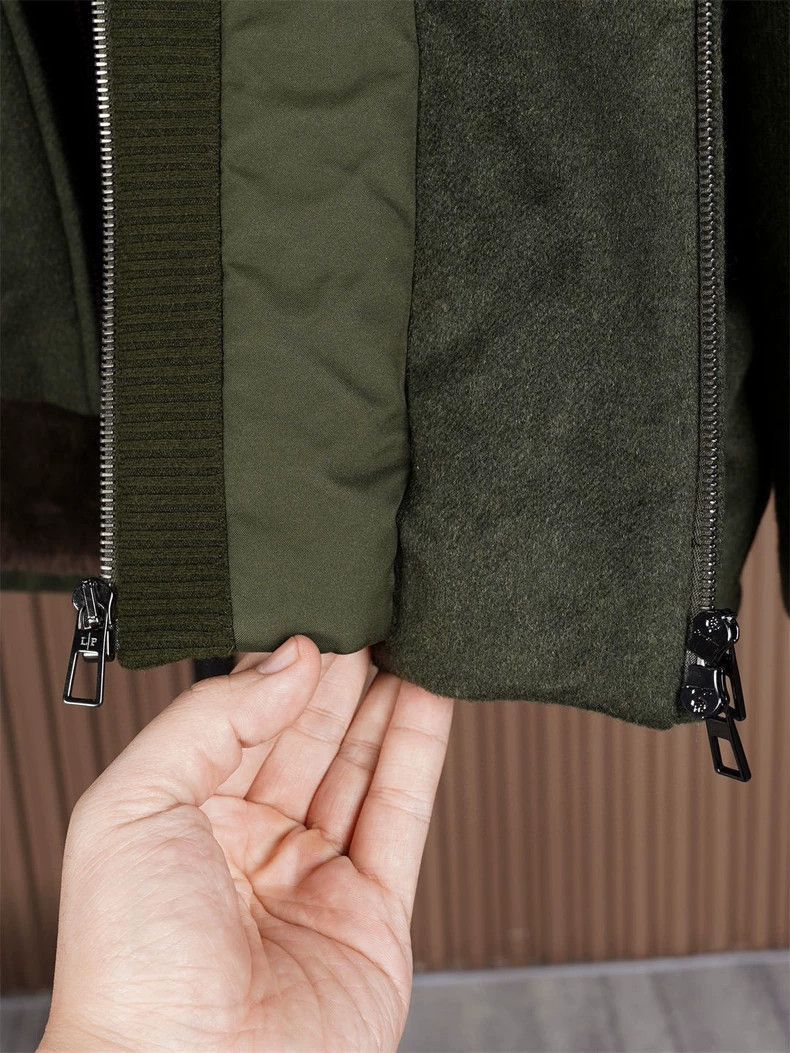 Ermenegildo Zegna Loro Piana Green Hooded Fur Jacket-2508 Size US XL / EU 56 / 4 - 6 Thumbnail