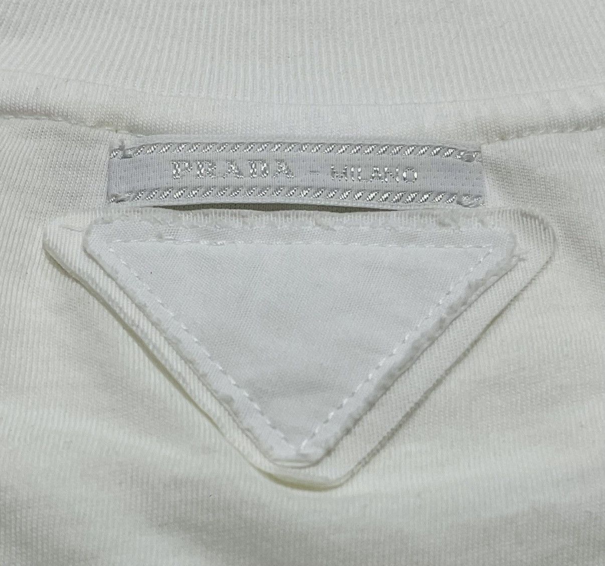 Prada SS18 White T-Shirt Size US M / EU 48-50 / 2 - 2 Thumbnail