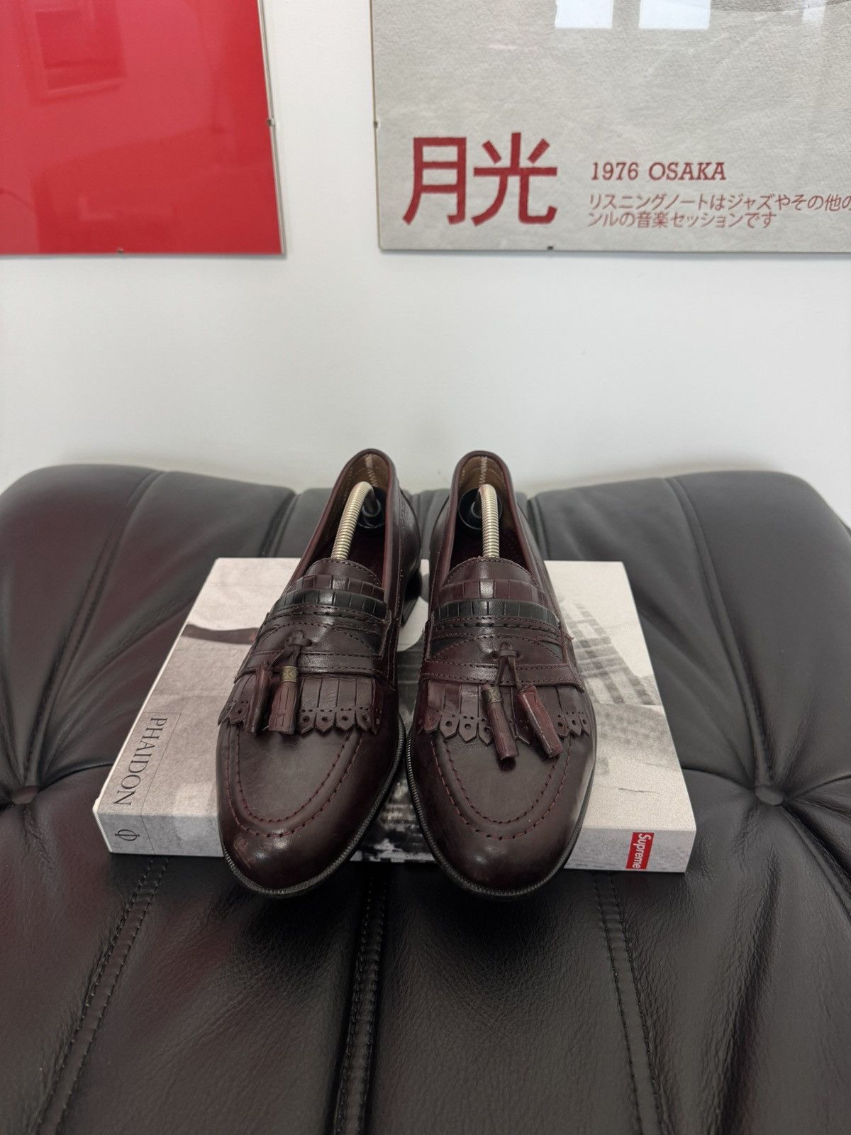 Vintage High Quality Leather Loafers Vintage Y2k Italy Hype Brown Size US 9.5 / EU 42-43 - 1 Thumbnail