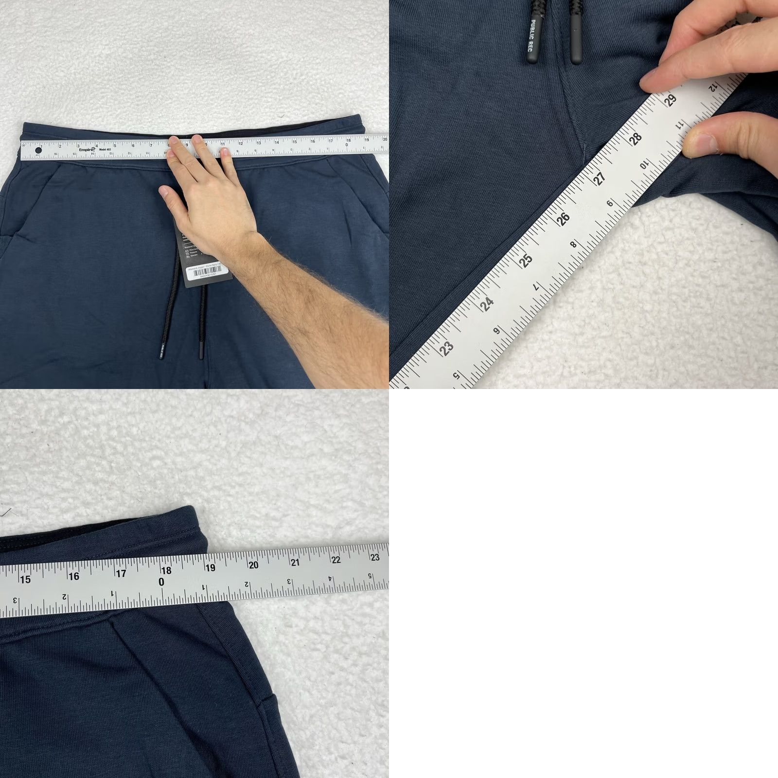 Vintage NWT Public Rec Weekend Joggers Men Blue Cotton Drawstring Pants 40x30 Size US 40 / EU 56 - 8 Thumbnail