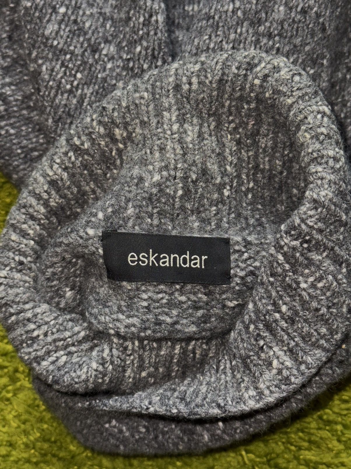 Designer × eskandar Eskandar cashmere + wool blend oversized turtleneck sweater Size M / US 6-8 / IT 42-44 - 3 Thumbnail