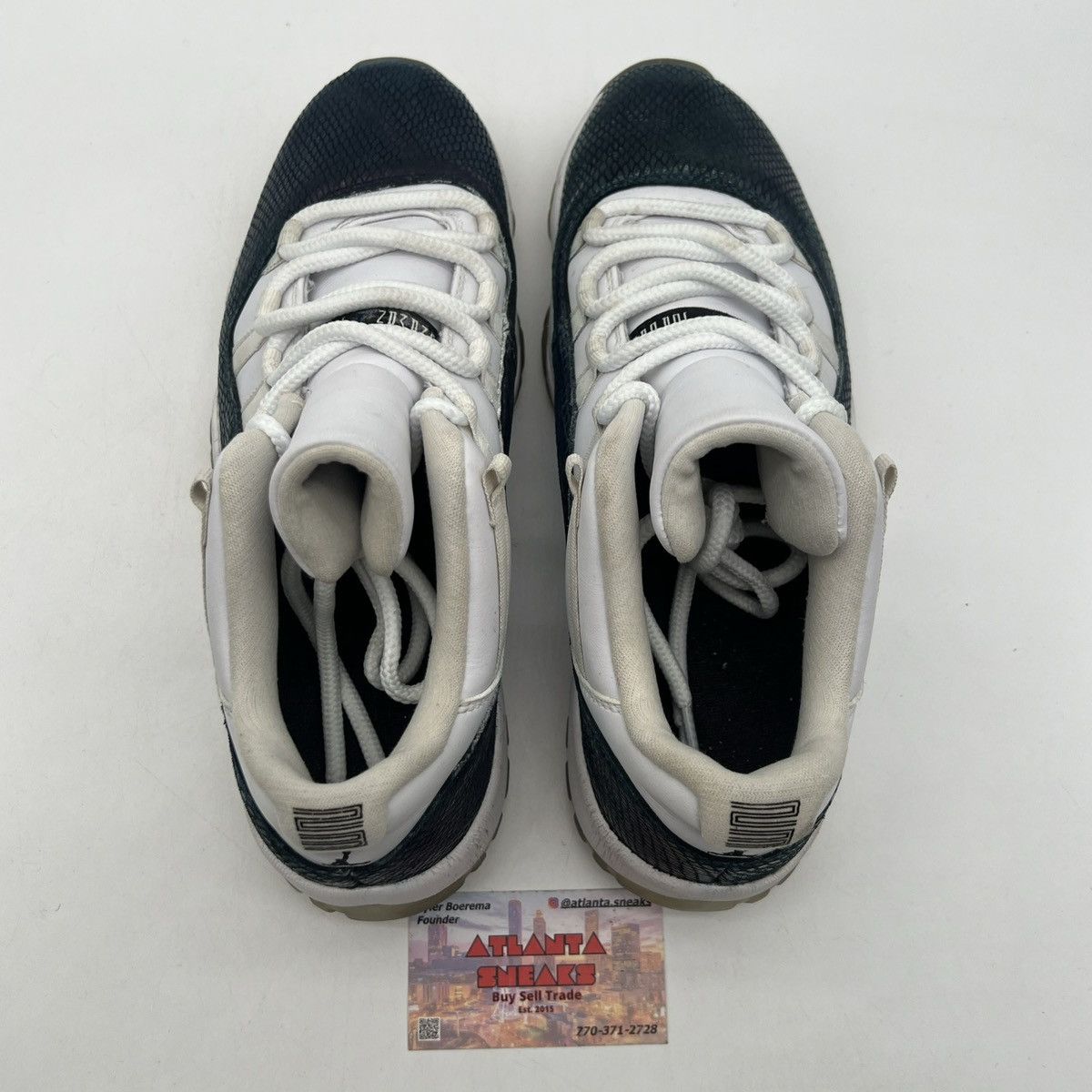 Air Jordan 11 low navy snakeskin