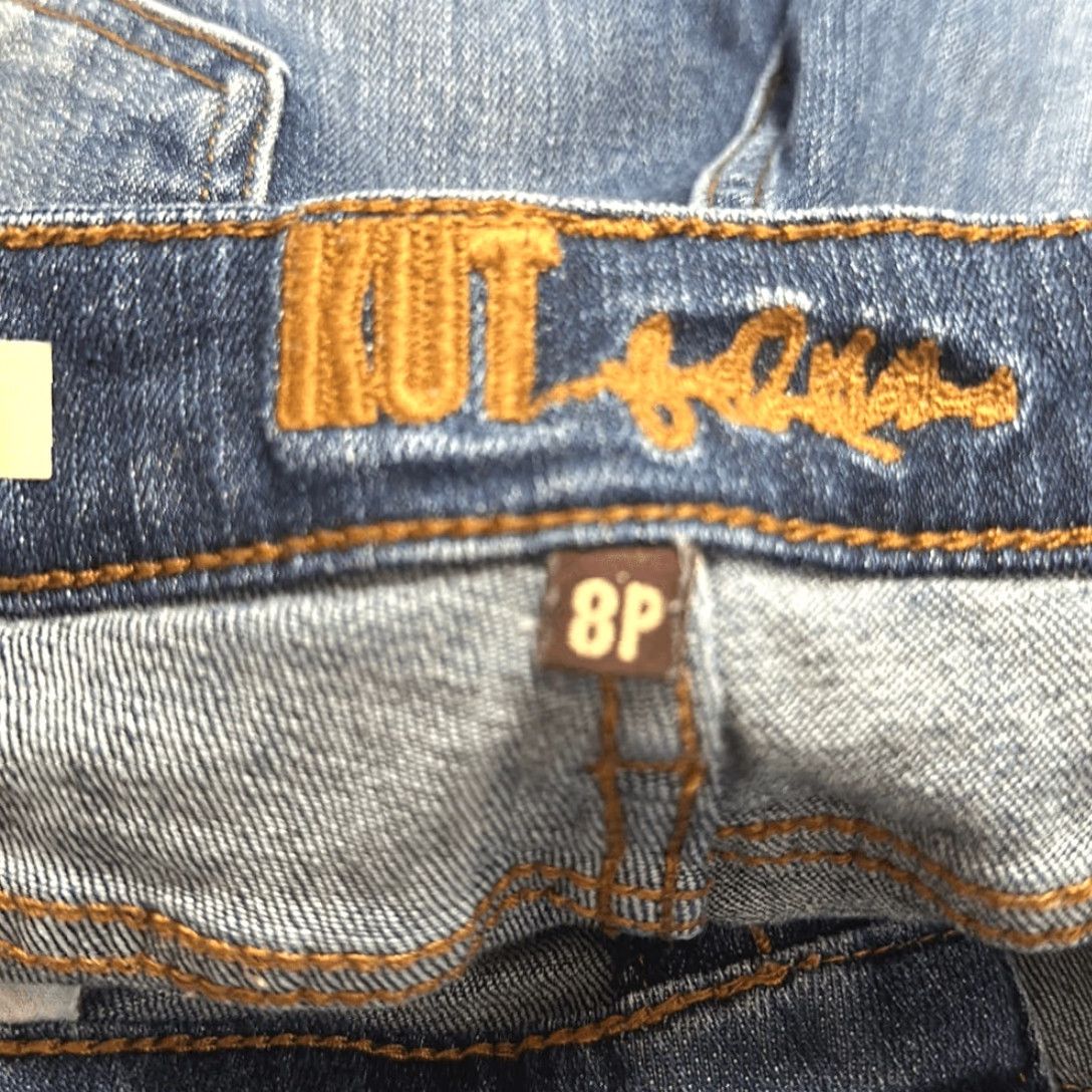 Vintage Kut from the Kloth Katy Boyfriend Petite Distressed Shorts 8P Women Blue Size 30" / US 8 / IT 44 - 7 Thumbnail