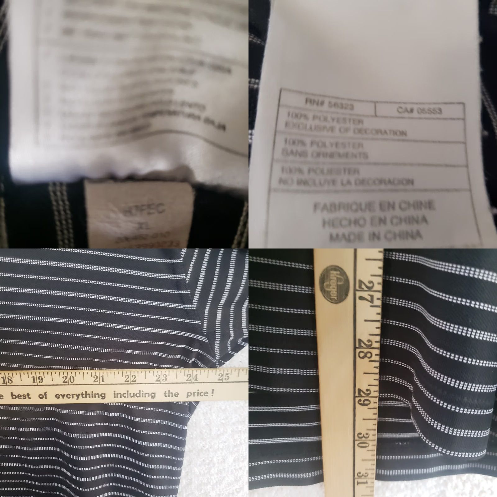 Nike Nike Golf Polo Shirt Mens XL Black Striped Swoosh Performance SC National Size US XL / EU 56 / 4 - 9 Thumbnail