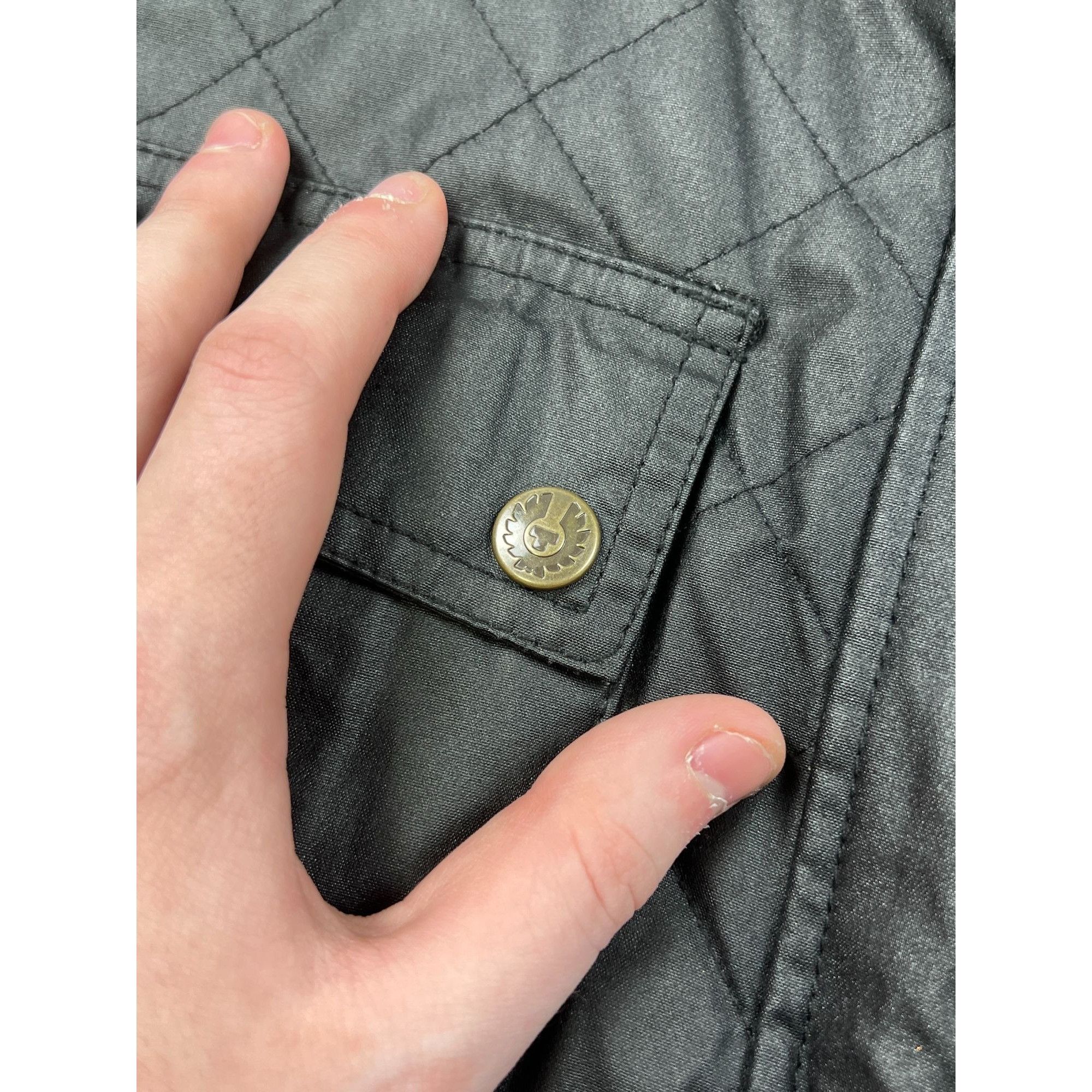 Belstaff Belstaff Waxed Jacket With Rabbit Fur Elements (Y0754) Size XL / US 12-14 / IT 48-50 - 5 Thumbnail