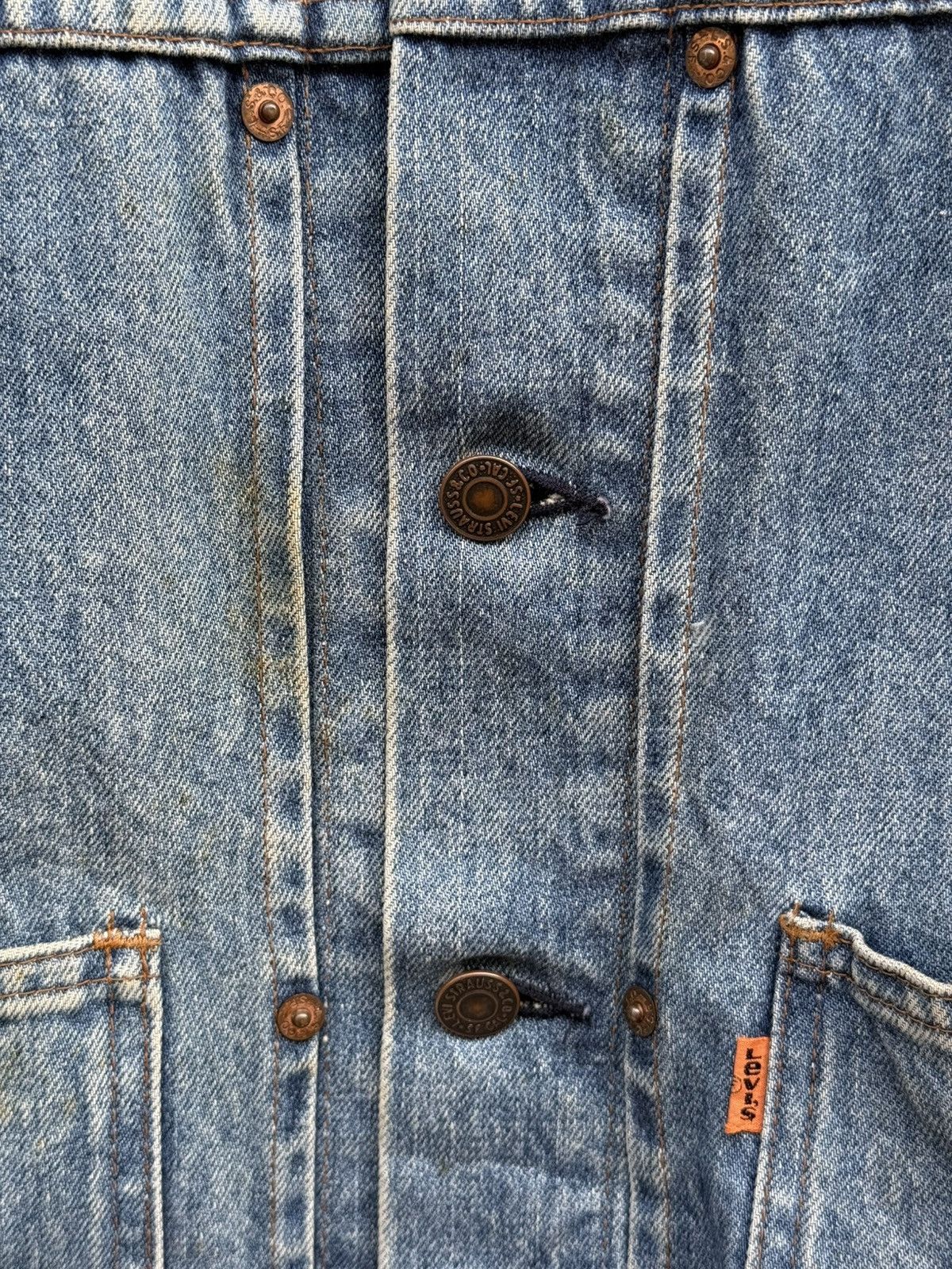 Levi's 1980’s Levi’s 70626-0217 Orange Tab Type 2 Trucker Jacket Size US L / EU 52-54 / 3 - 14 Thumbnail