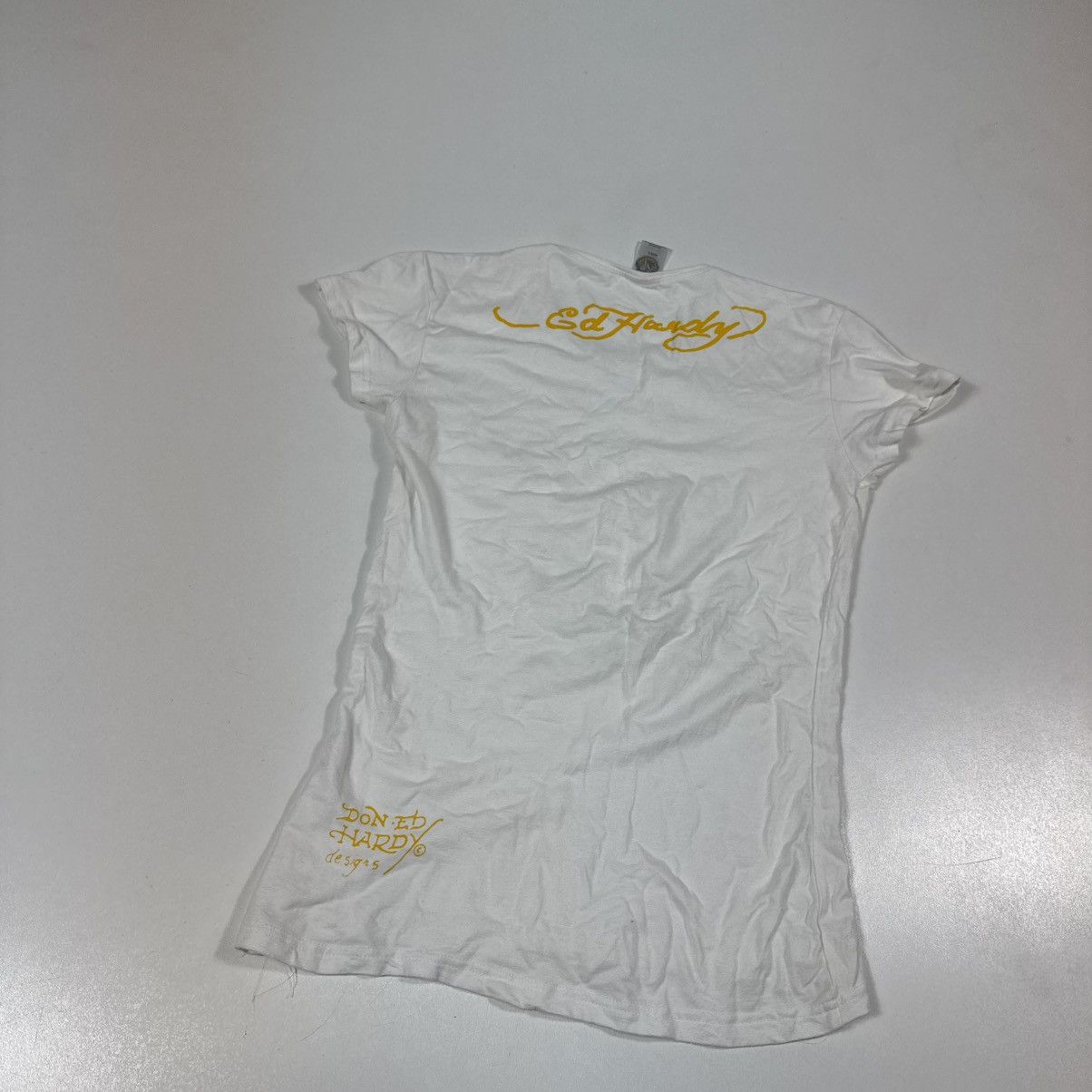 Christian Audigier × Ed Hardy × Vintage vintage t shirt ed hardy x christian audigier big skeleton Size L / US 10 / IT 46 - 7 Thumbnail