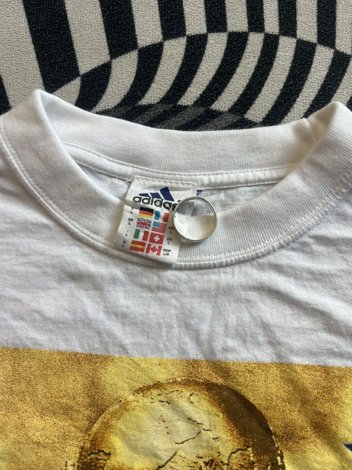 Adidas Vintage FRANCE 98’s Champion Du Monde Adidas 98’s Tshirt Size US L / EU 52-54 / 3 - 5 Thumbnail