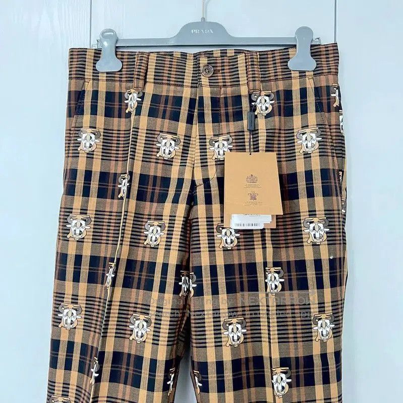Burberry Burberry M Size Multicolor Wool Blend Casual Pants. Size US 30 / EU 46 - 2 Thumbnail