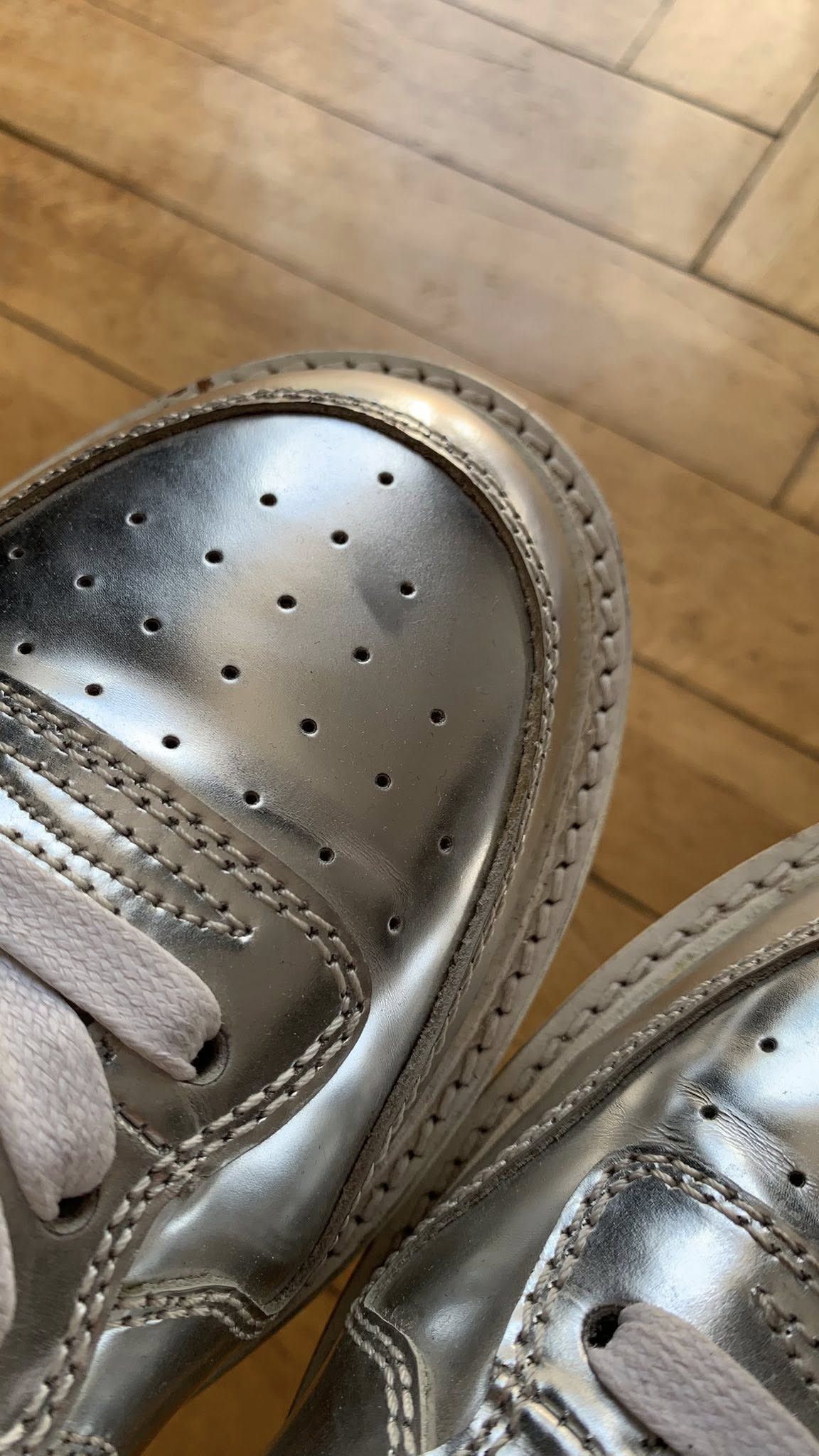 Maison MIHARA YASUHIRO Maison Mihara Yasuhiro Silver Sneakers Size US 10.5 / EU 43-44 - 5 Thumbnail