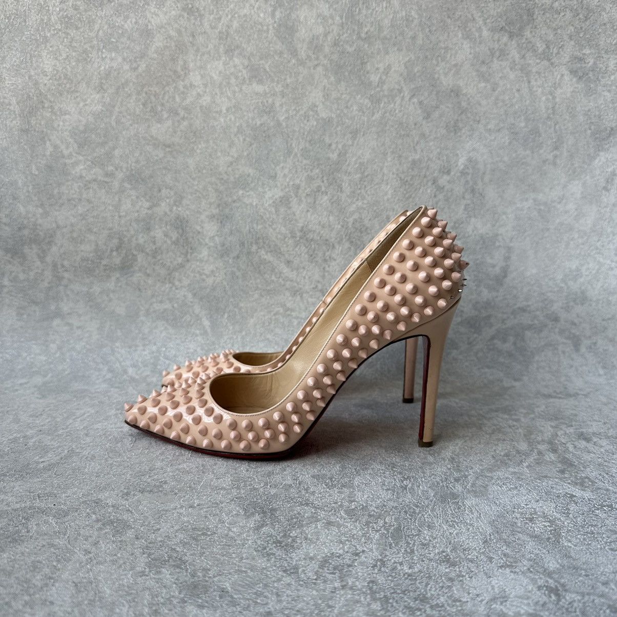 Christian Louboutin Christian Louboutin Pink Patent Leather Pigalle High Heels Size US 9 / IT 39 - 1 Thumbnail