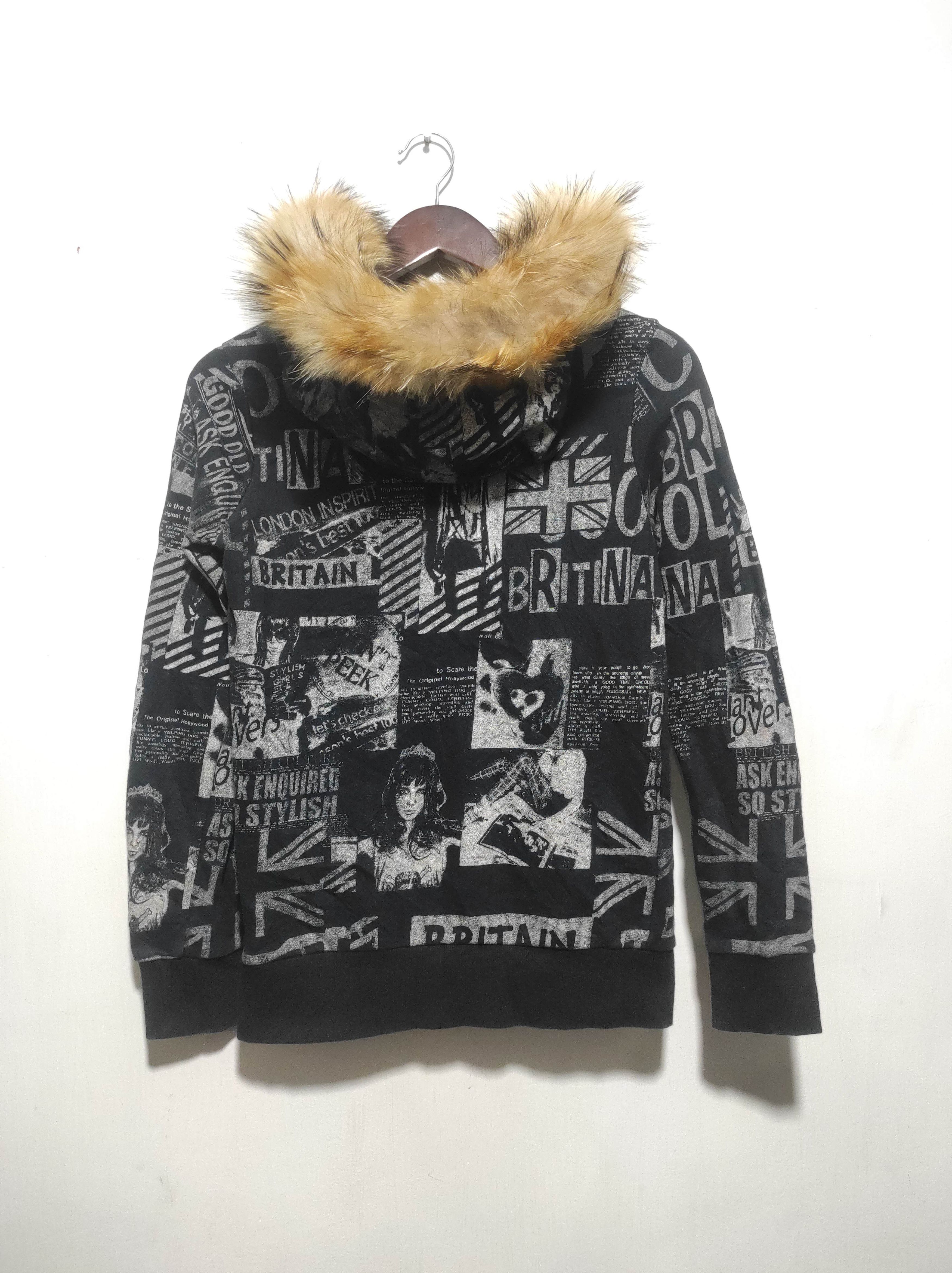 Hysteric Glamour ASK fullprint Fur Hoodie ifsixwasnine lgb style Size US XXS / EU 40 - 14 Thumbnail