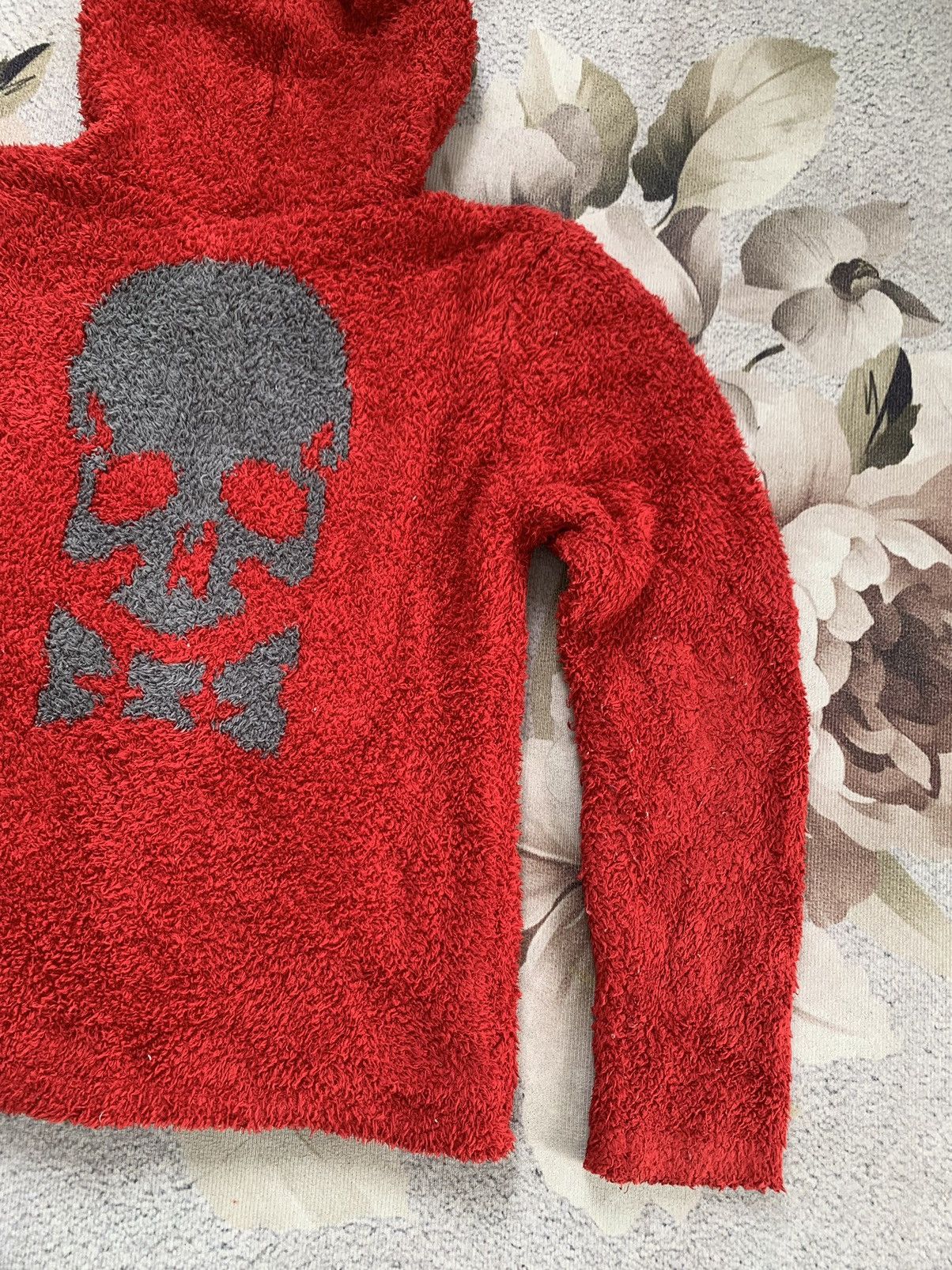 Japanese Brand Skull Whiterock2 Kiyokiba Shunsuke Fleece Furry Jacket Size US L / EU 52-54 / 3 - 6 Thumbnail