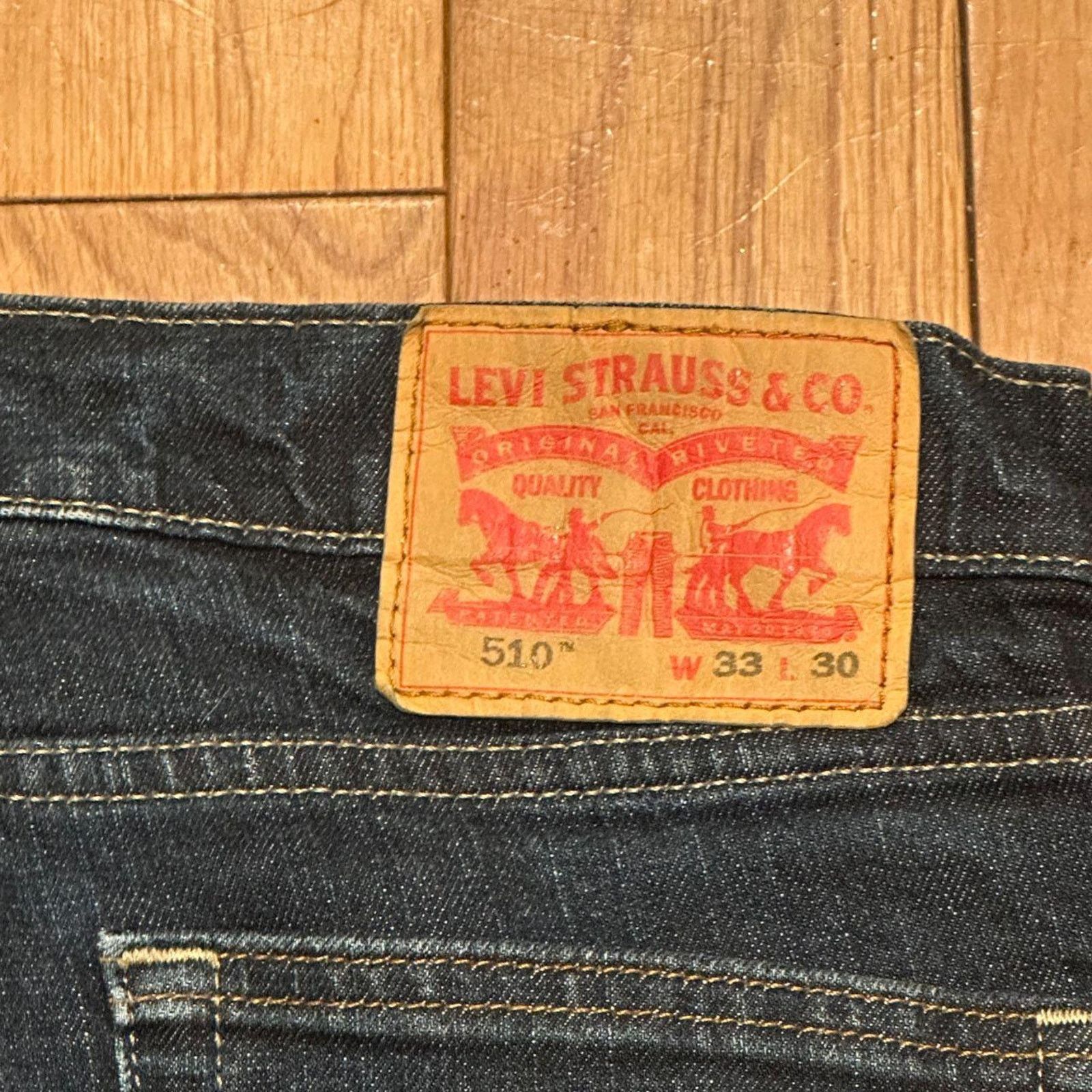 Levi's Levi strauss dark blue denim Size US 33 - 4 Thumbnail