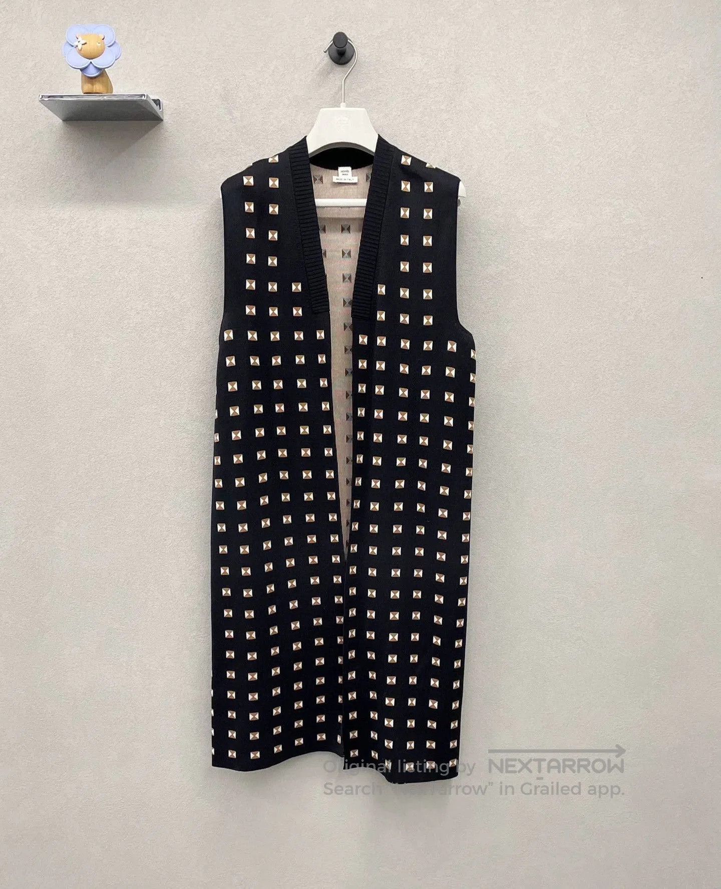 Hermes Hermes Black Mid-Length Vest. Size US XS / EU 42 / 0 - 2 Thumbnail