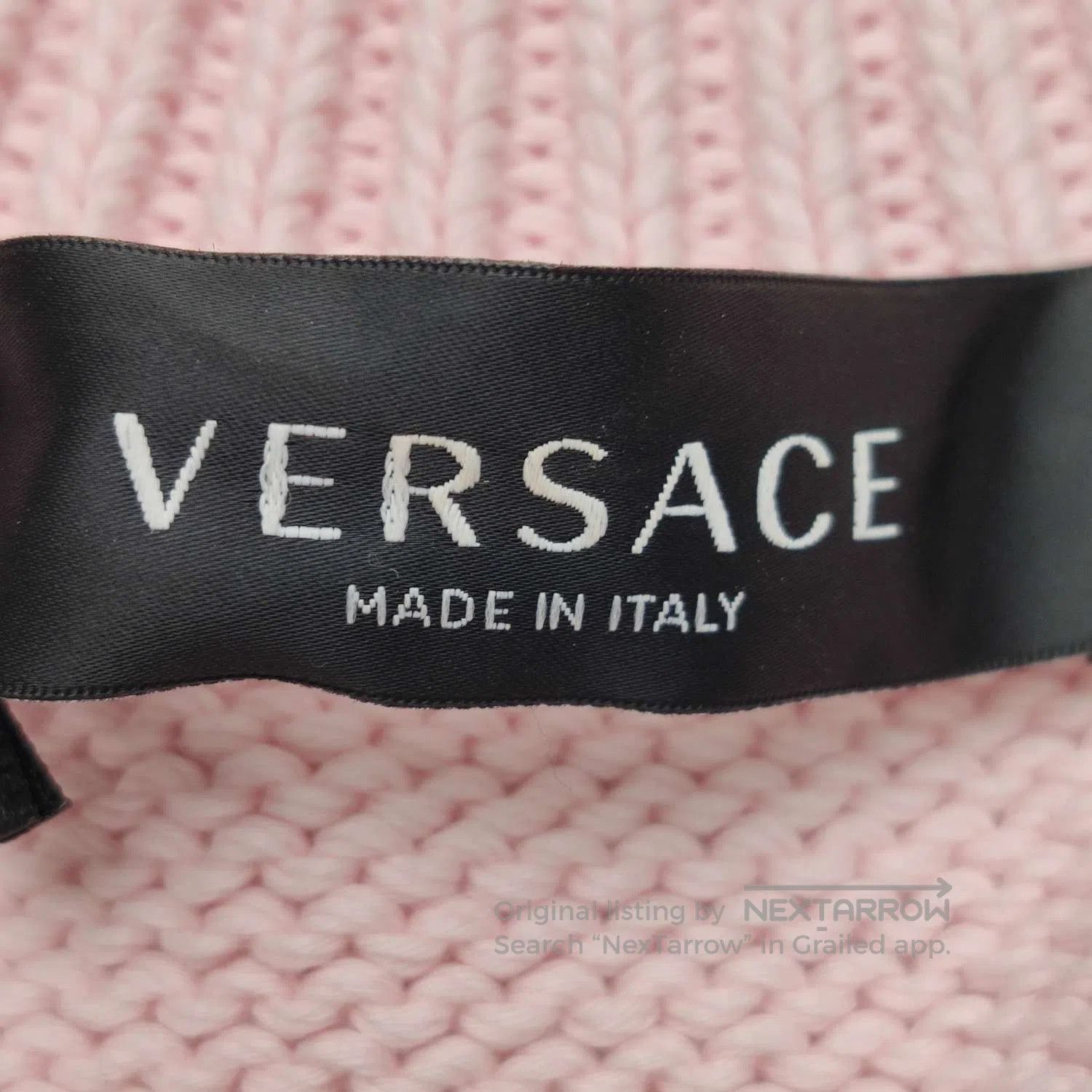 Versace Versace M Cotton Colorblock Logo Short-Sleeve Top. Size US XS / EU 42 / 0 - 1 Thumbnail