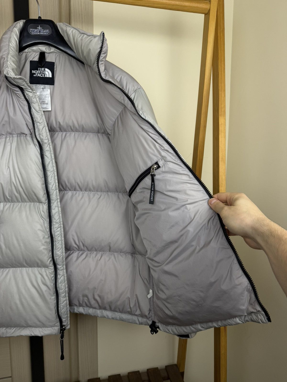 The North Face The North Face 1996 Retro Nuptse 700 Jacket Silver Grey Size US L / EU 52-54 / 3 - 9 Thumbnail