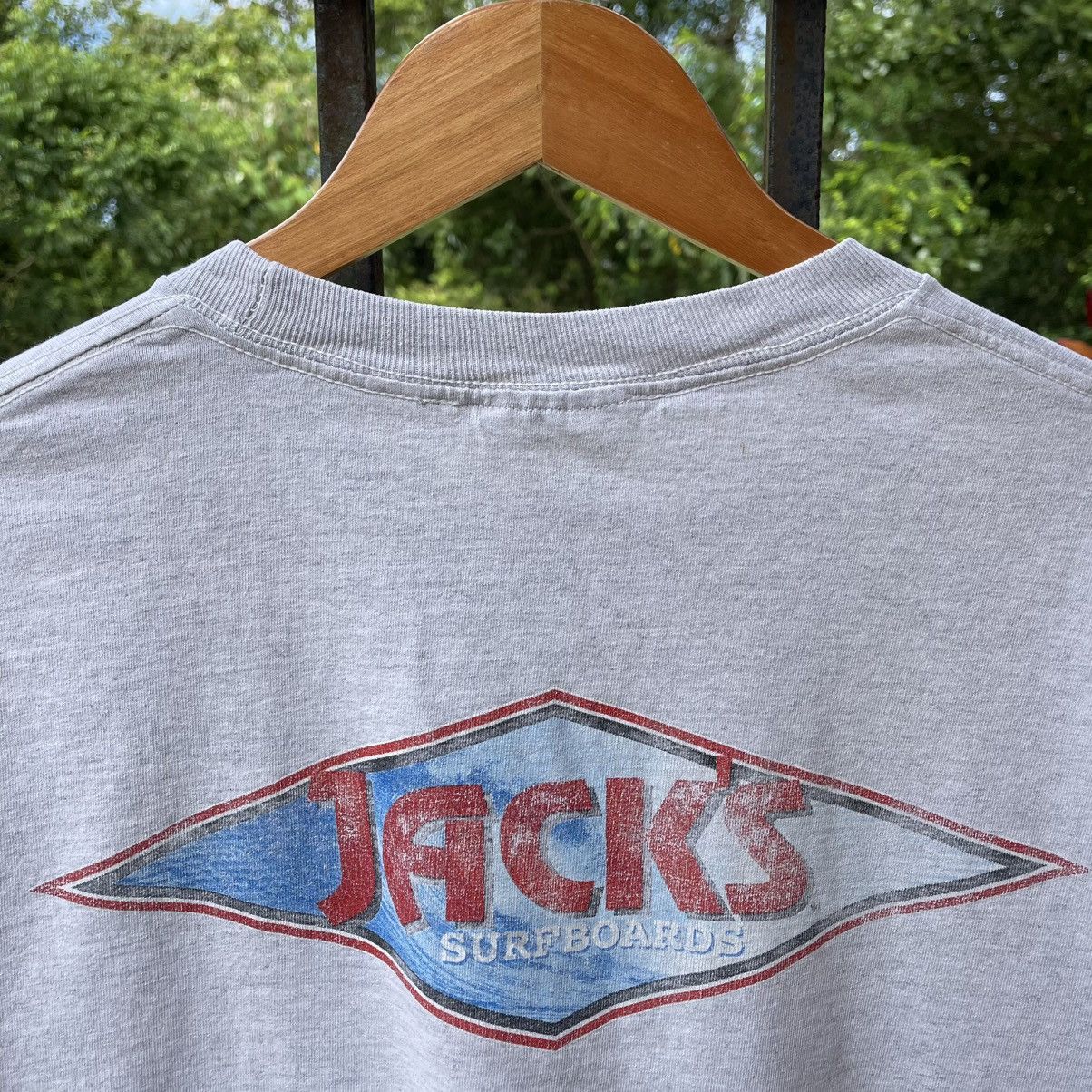 Vintage 🔥Vintage 90s Jack Surfboard Big Logo Long Sleeves Tee Size US L / EU 52-54 / 3 - 2 Thumbnail