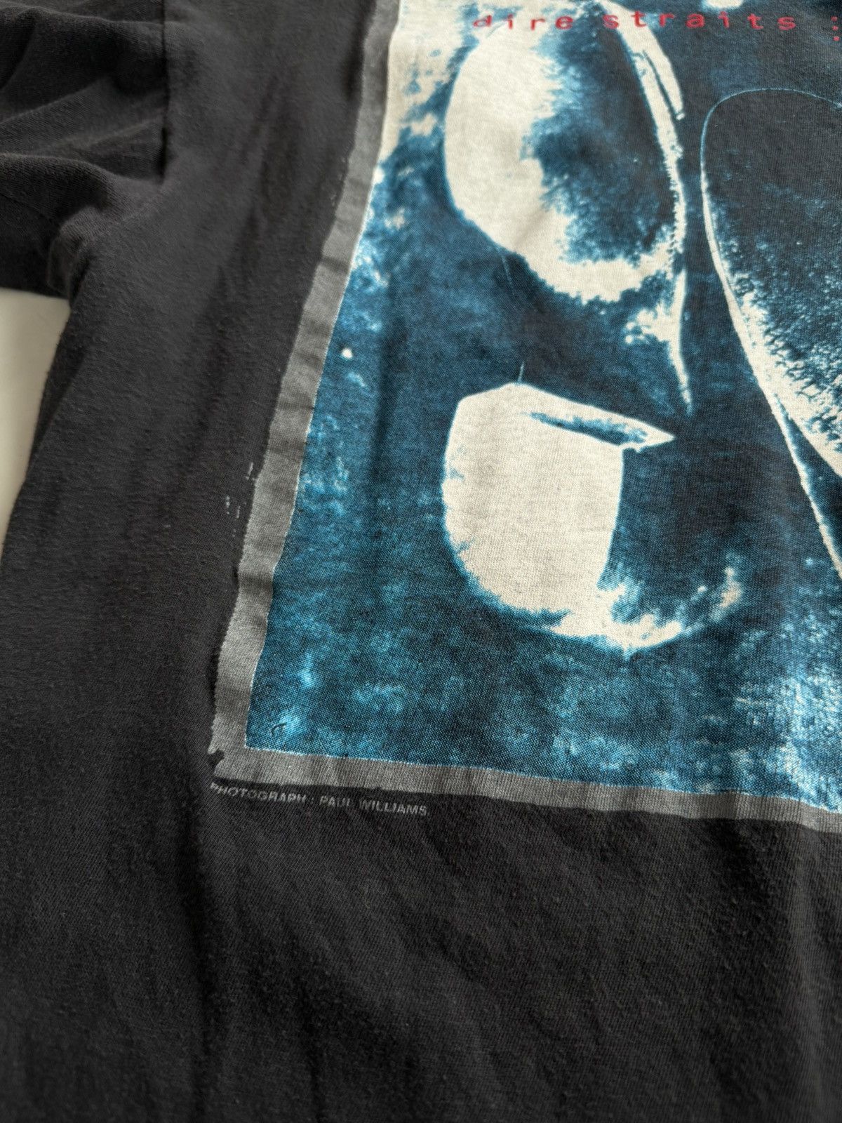 Vintage Vintage 1992 Dire Straits on every street tour tee Size US XL / EU 56 / 4 - 7 Thumbnail