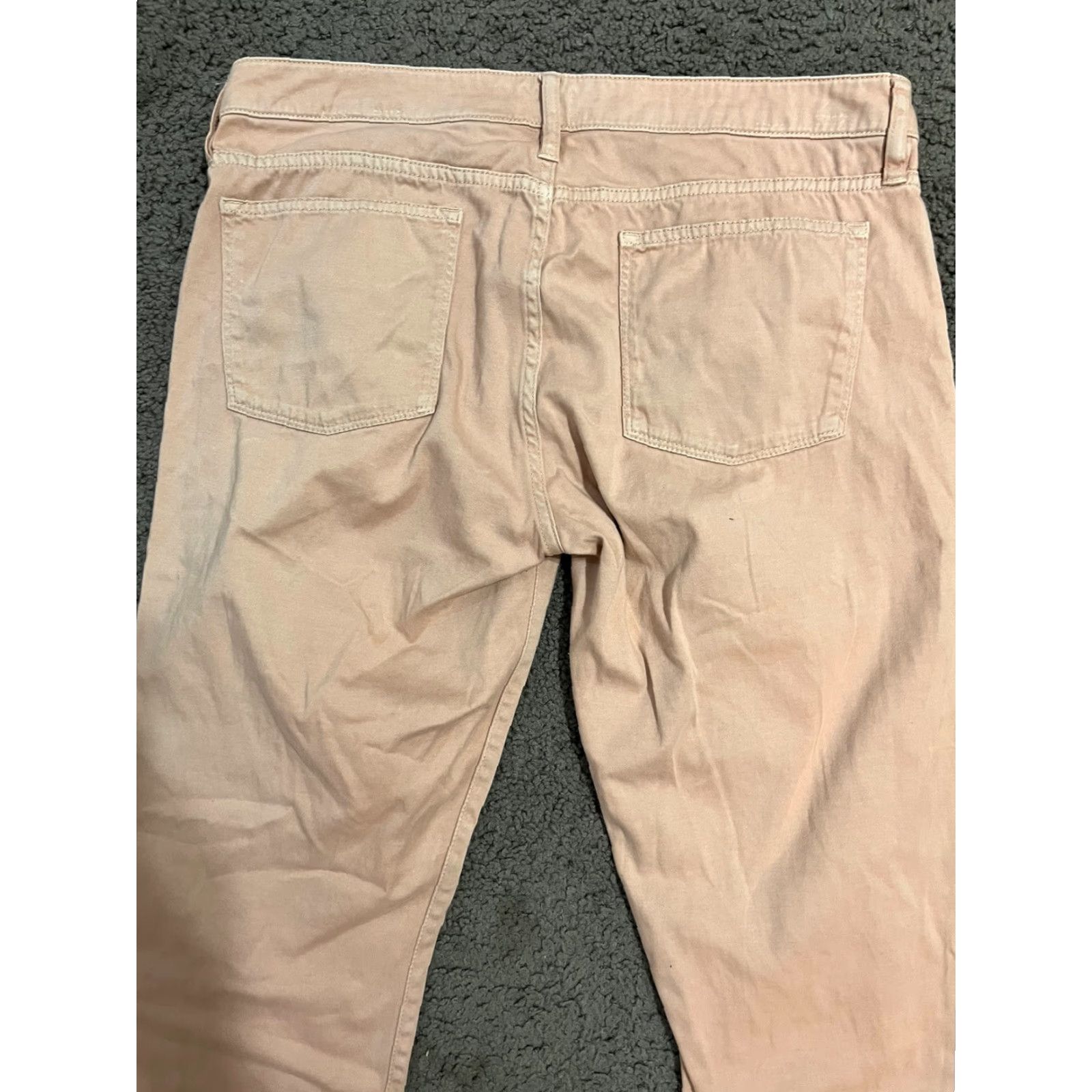 J.Crew J.CREW Women’s Jeans Size 32 Skinny Stretch Pink Jeggings Ankle Crop Size 24" / US 00 / IT 34 - 4 Thumbnail