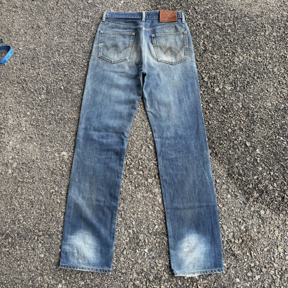 Edwin VINTAGE EDWIN FADED MUD WASH JEAN DENIM PANTS Size US 32 / EU 48 - 1 Thumbnail