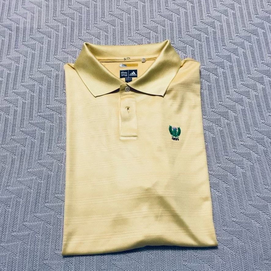 Adidas Adidas yellow polo Size US L / EU 52-54 / 3 - 1 Thumbnail