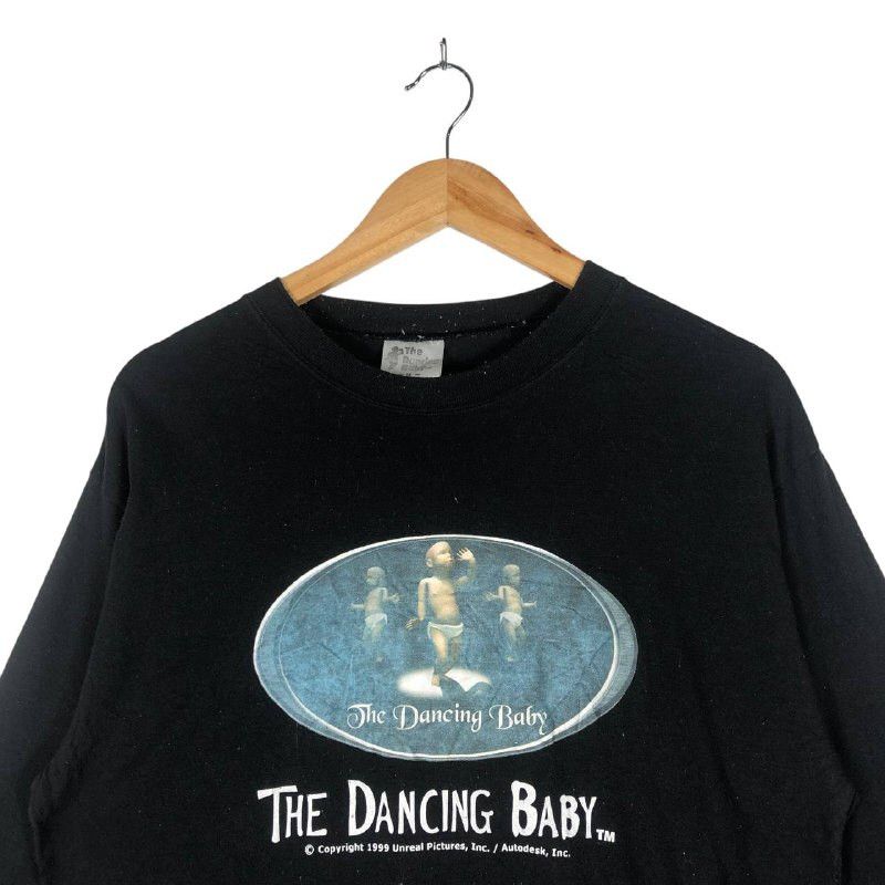 Band Tees × Vintage Vintage The Dancing Baby 1999 Unreal Picture L/S T-Shirt Size US M / EU 48-50 / 2 - 2 Thumbnail